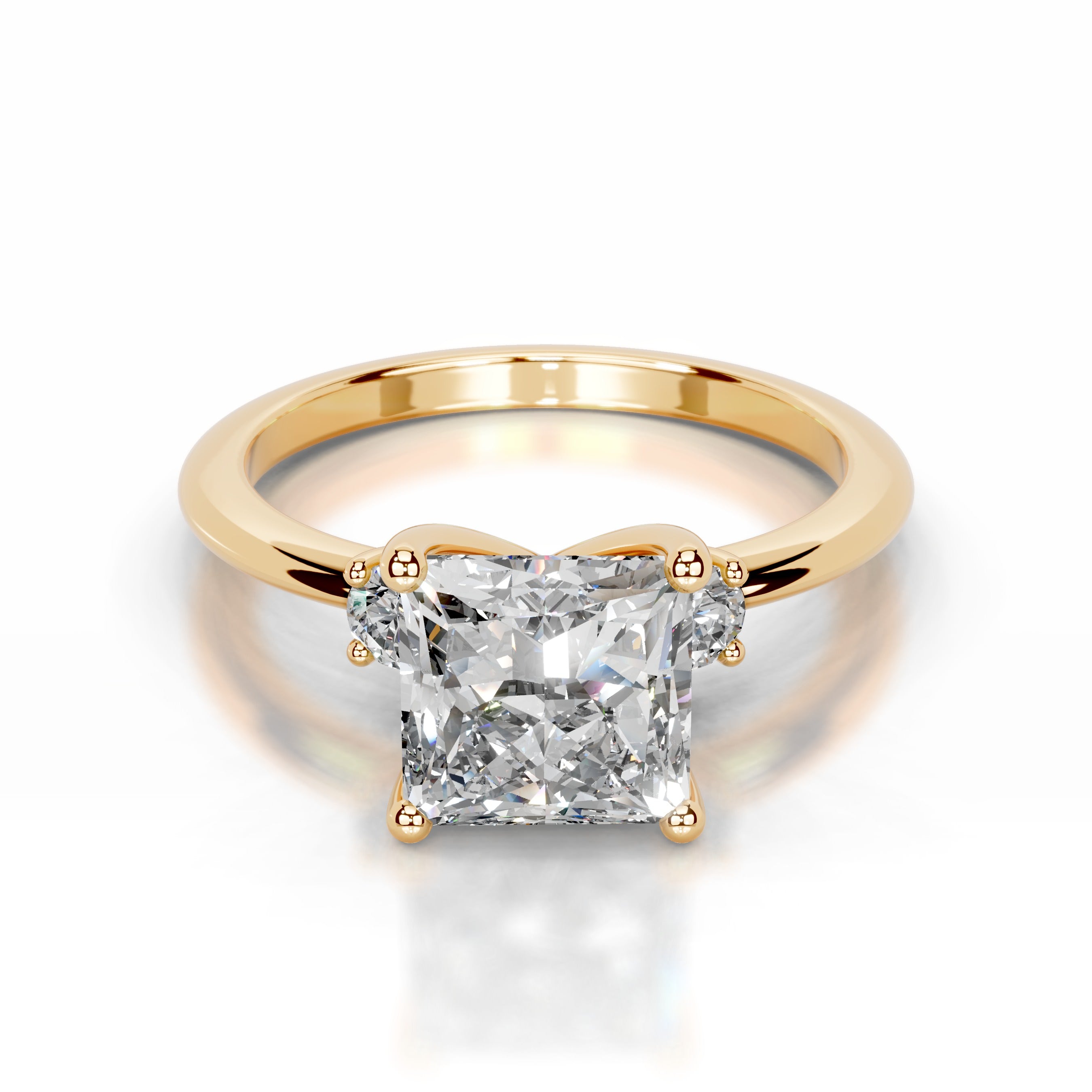 Blanca Lab Grown Diamond Ring - 18K Yellow Gold