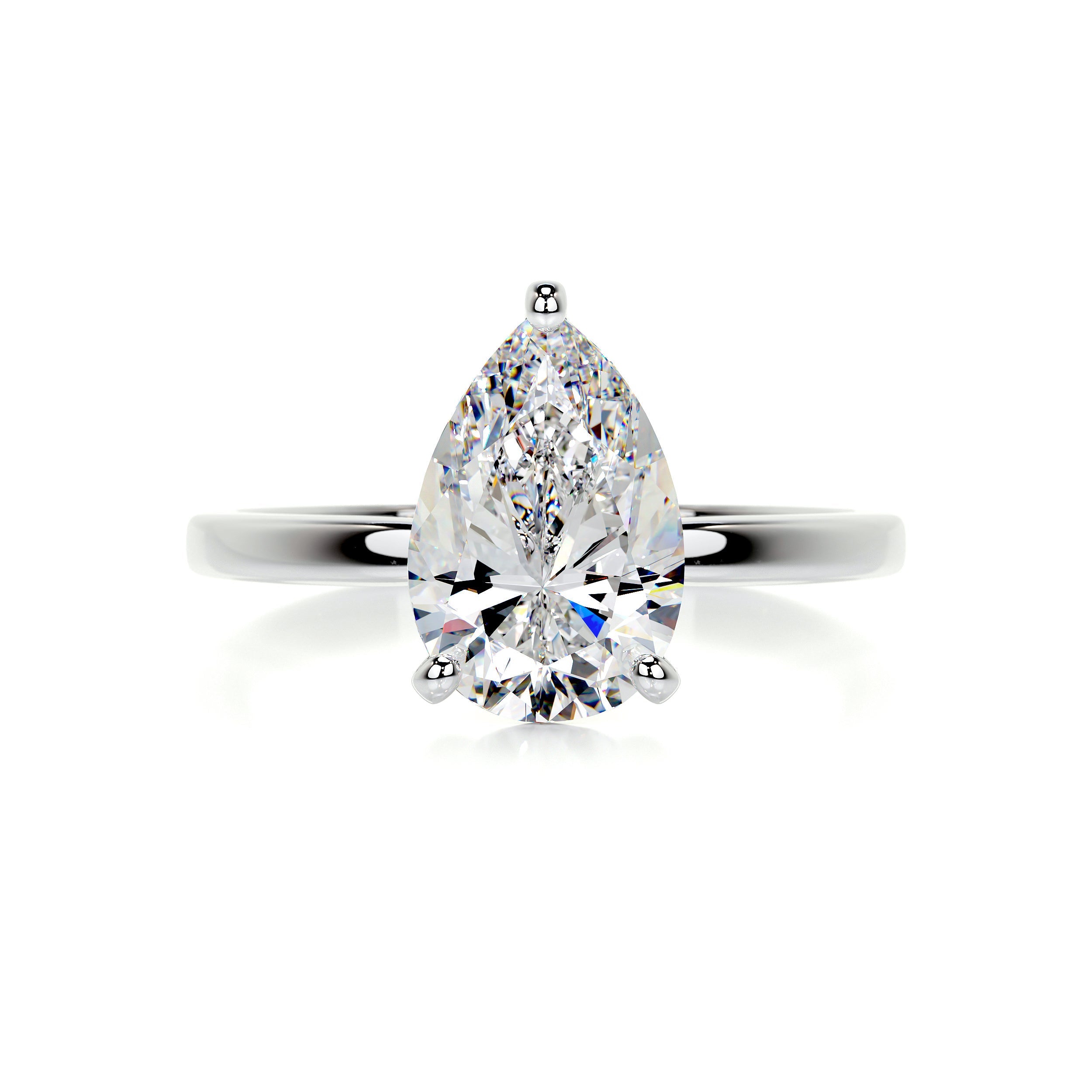 Jessica Moissanite Ring -14K White Gold (RTS)