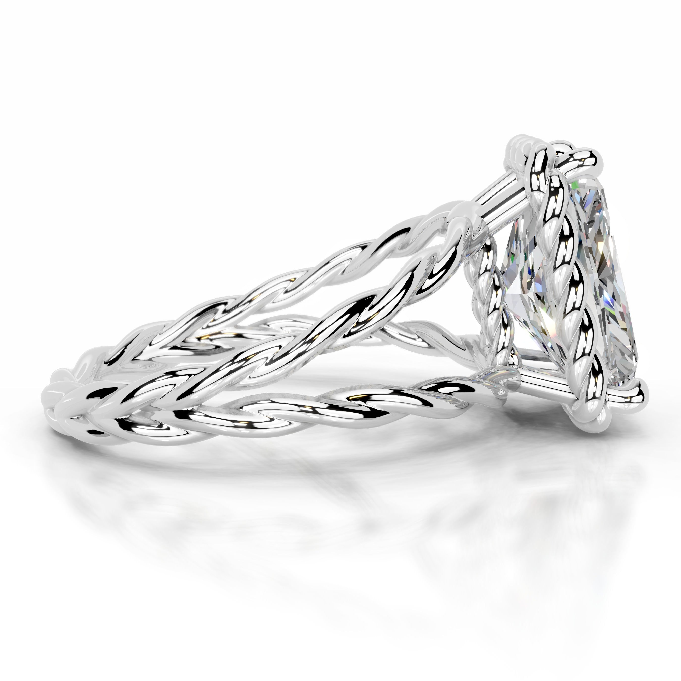 Yul Moissanite Ring - Platinum (RTS)