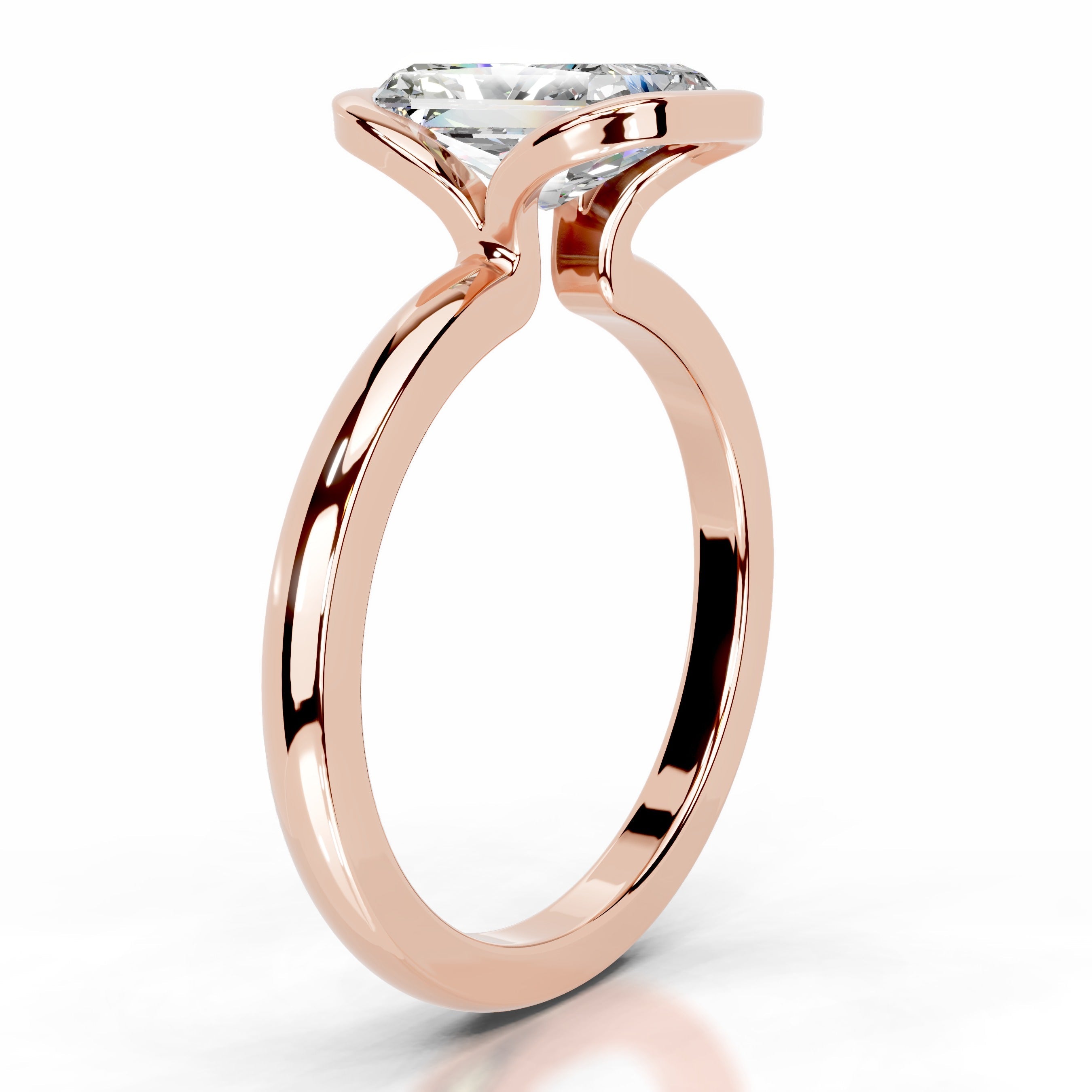 Thor Moissanite & Diamond Ring - 14K Rose Gold (RTS)