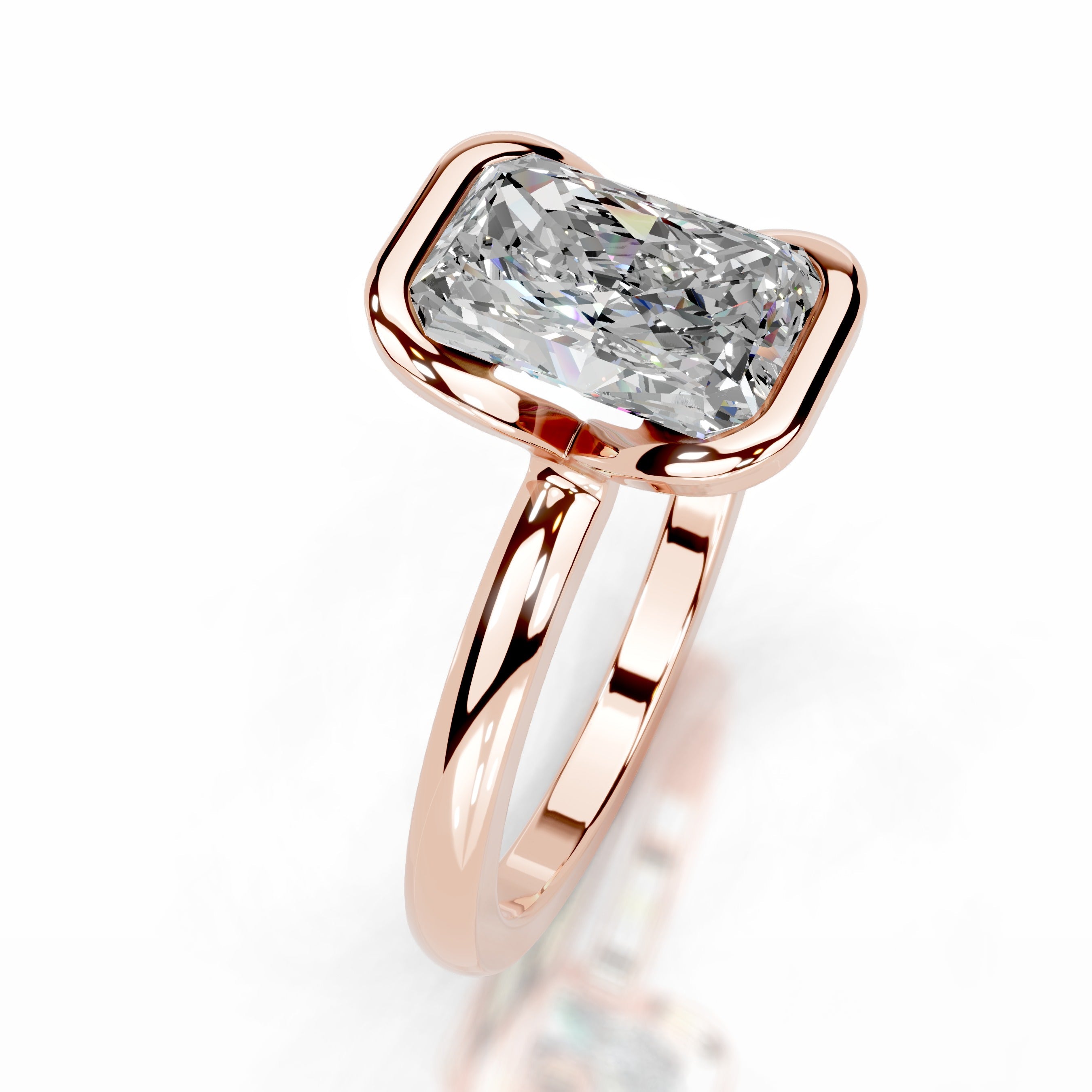 Thor Moissanite & Diamond Ring - 14K Rose Gold (RTS)