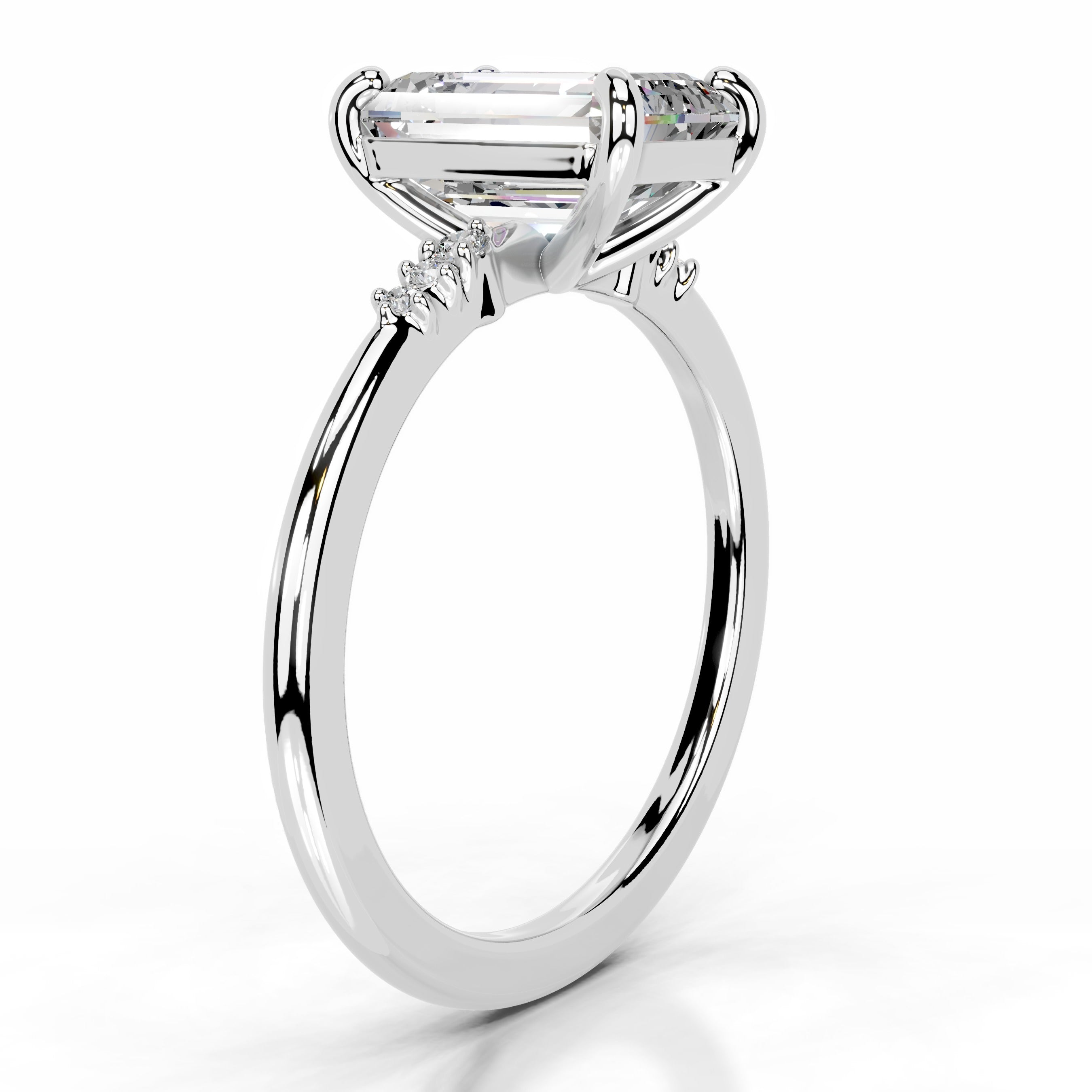 Hope Moissanite & Diamonds Ring - Platinum