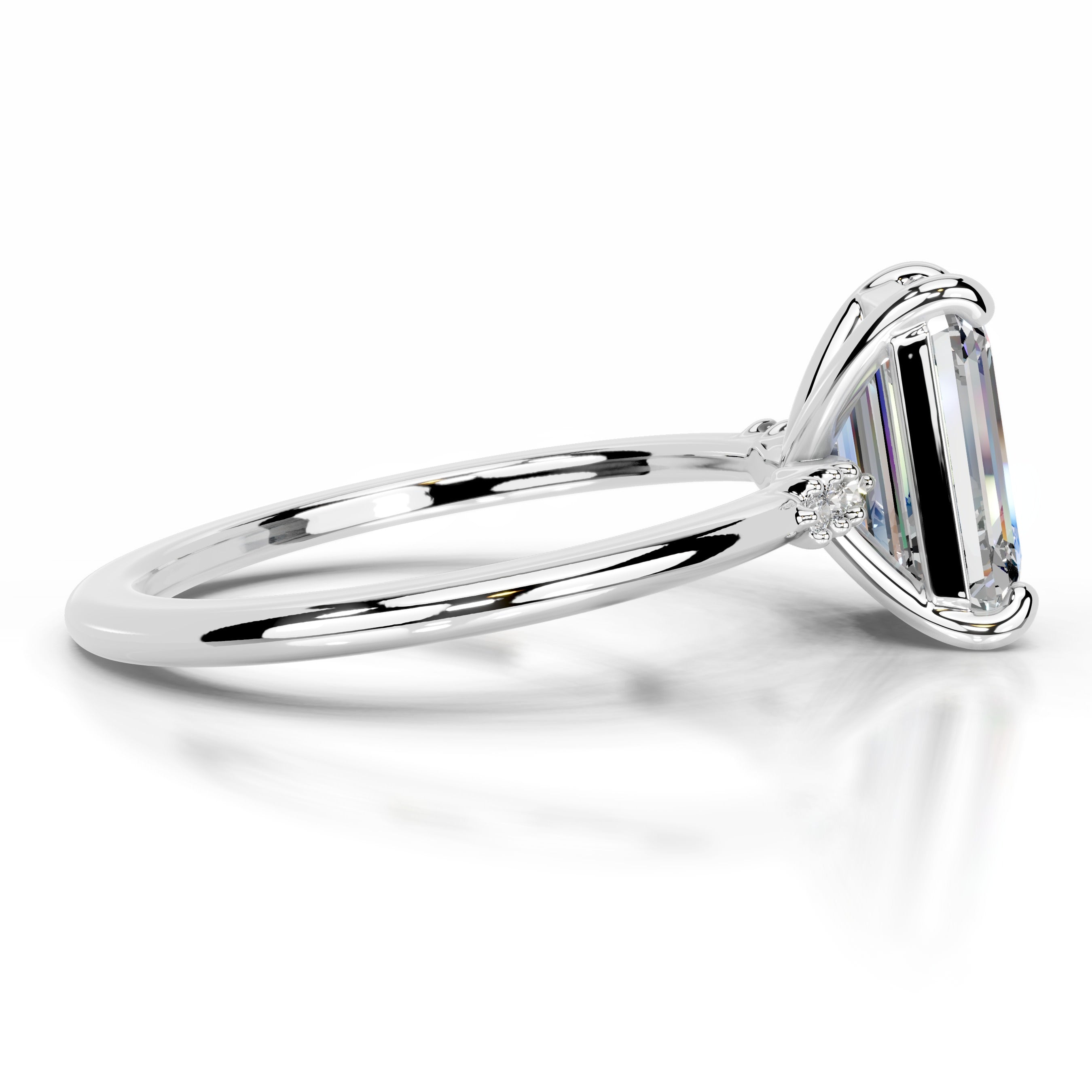 Hope Moissanite & Diamonds Ring - Platinum