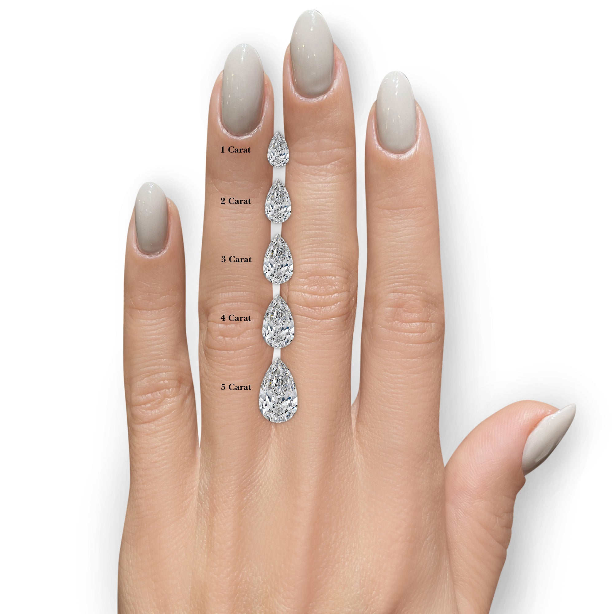 Hailey Diamond Engagement Ring -18K White Gold