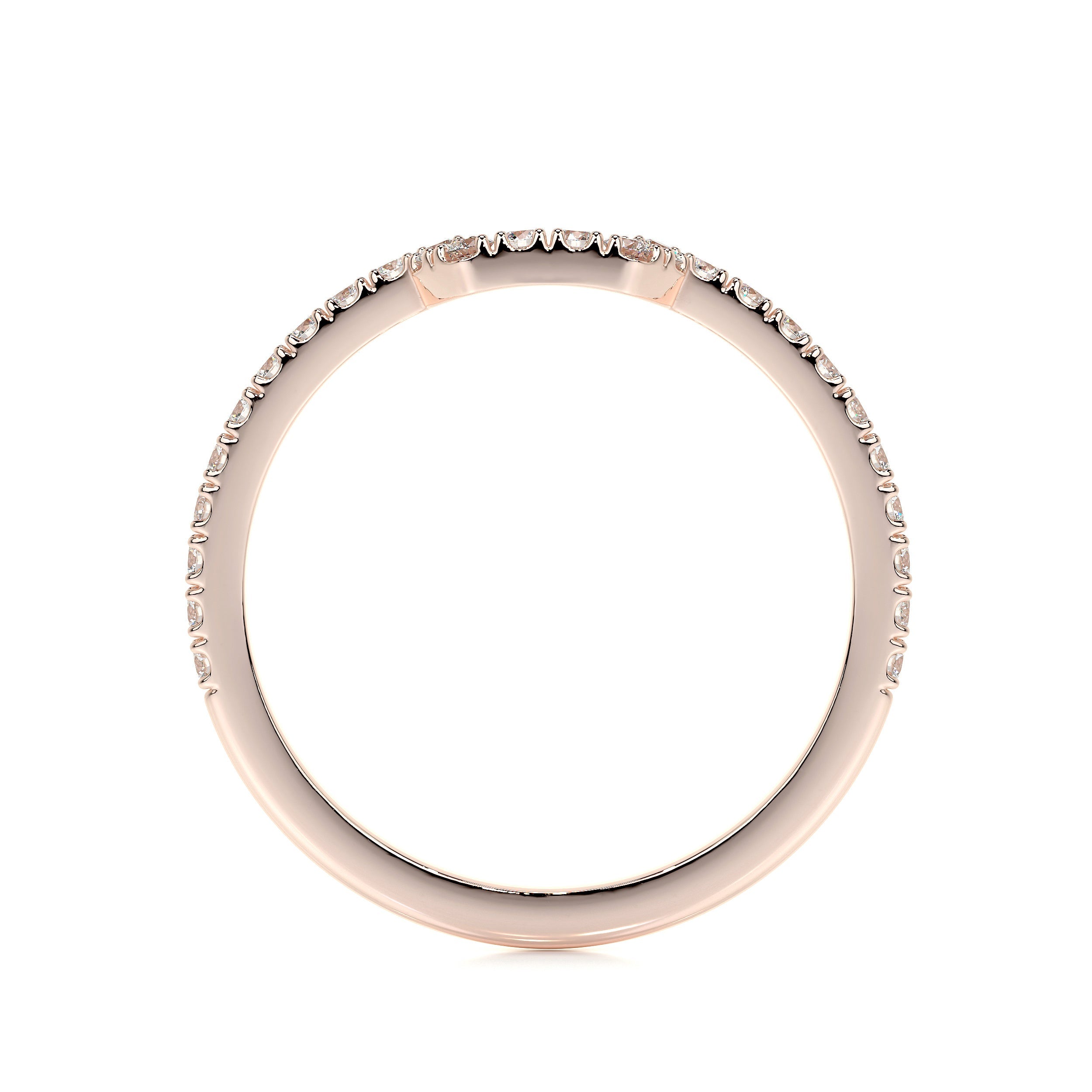 Luna Lab Grown Diamond Wedding Ring (0.30 Carat) -14K Rose Gold (RTS)