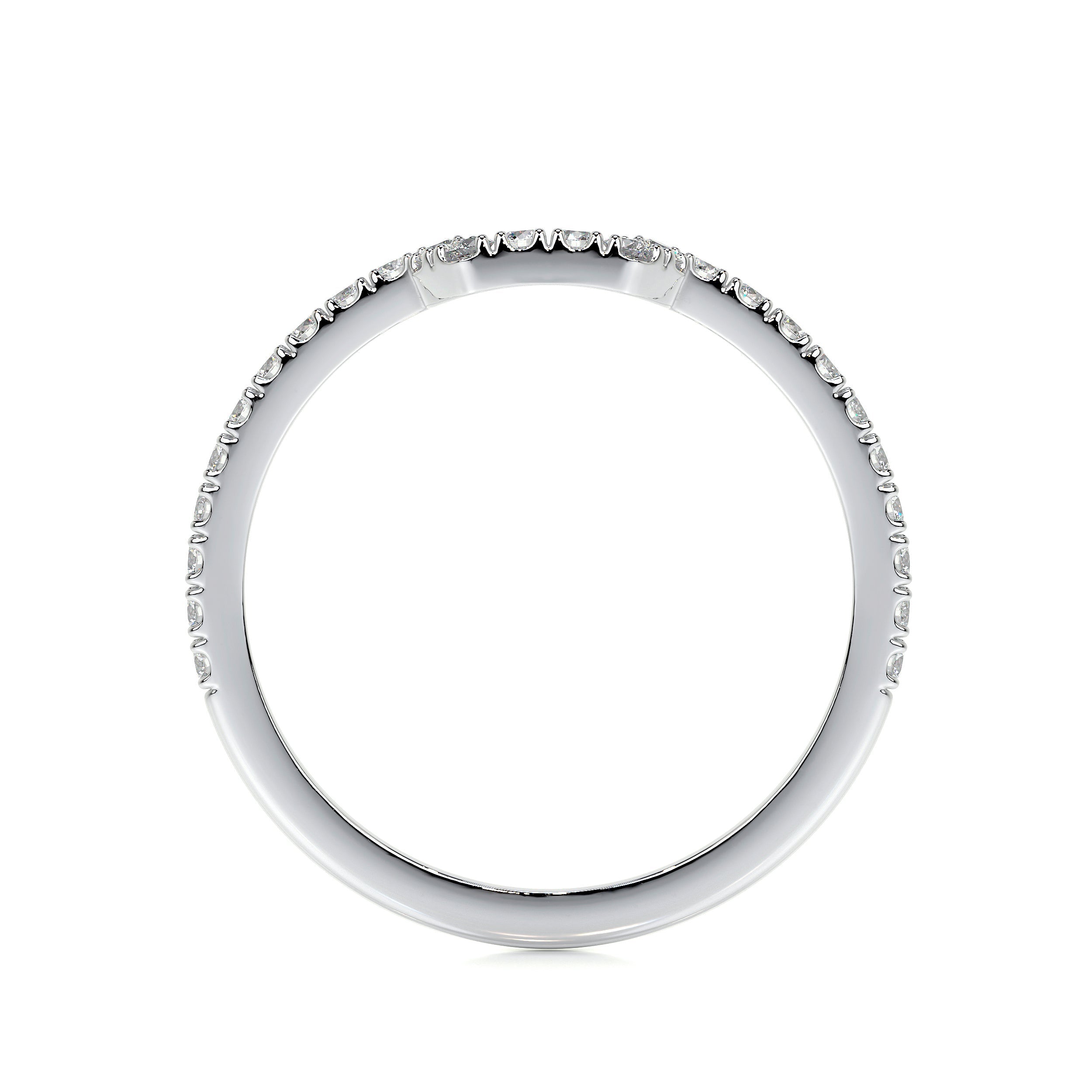 Luna Lab Grown Diamond Wedding Ring (0.30 Carat) -18K White Gold (RTS)