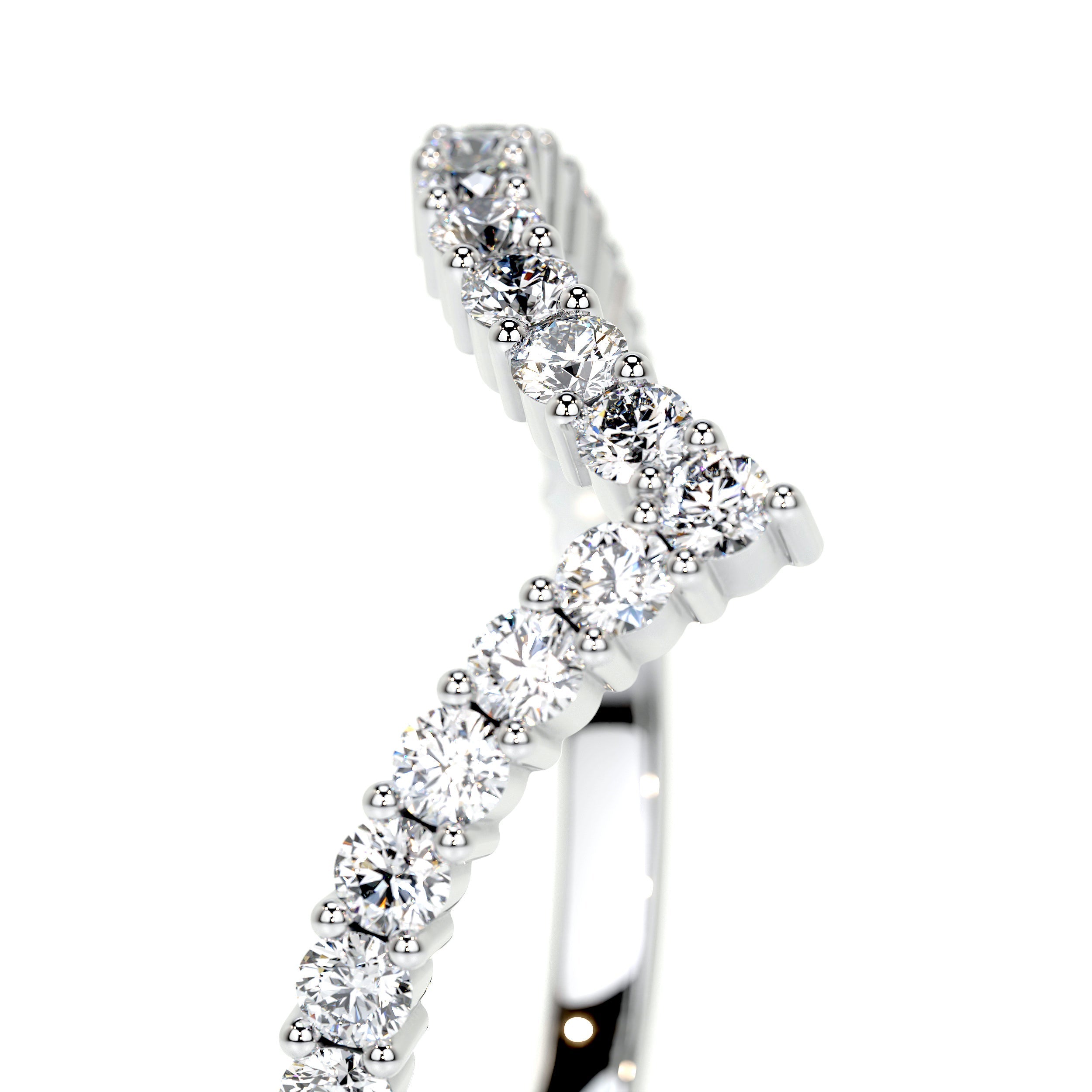 Dawn Lab Grown Diamond Wedding Ring (0.50 Carat) -18K White Gold (RTS)