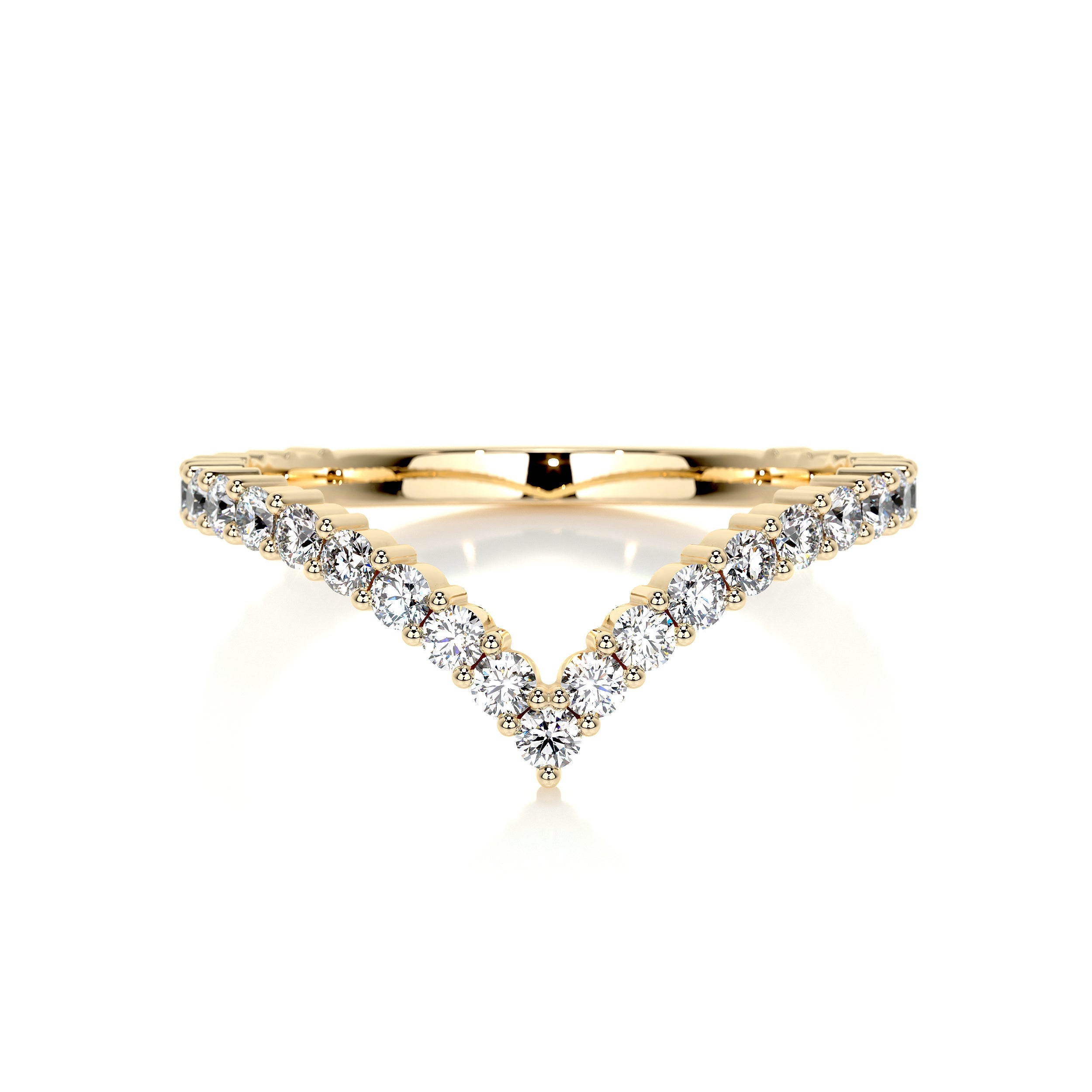 Dawn Lab Grown Diamond Wedding Ring (0.50 Carat) -18K Yellow Gold (RTS)
