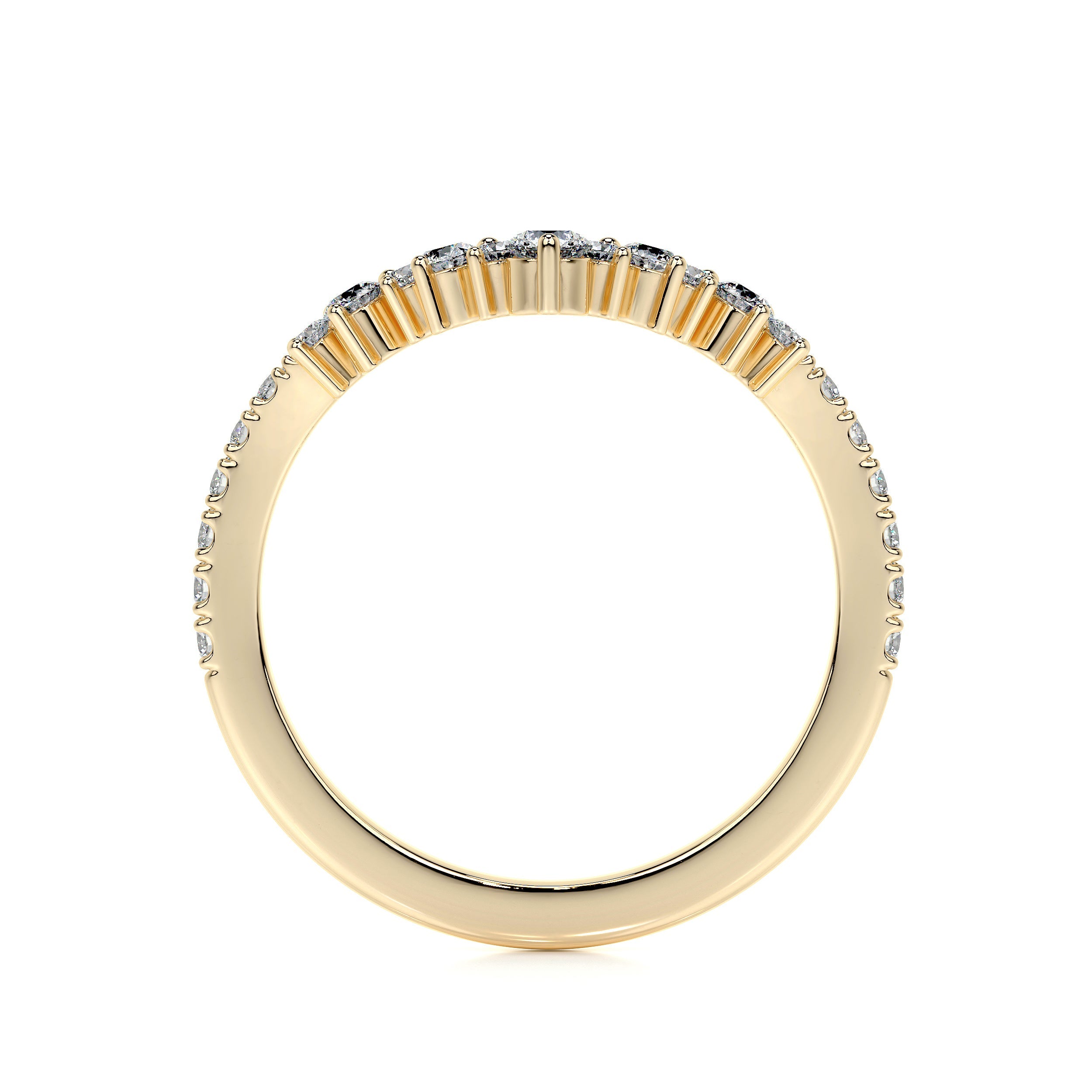 Mia Lab Grown Diamond Wedding Ring (0.50 Carat) -18K Yellow Gold (RTS)