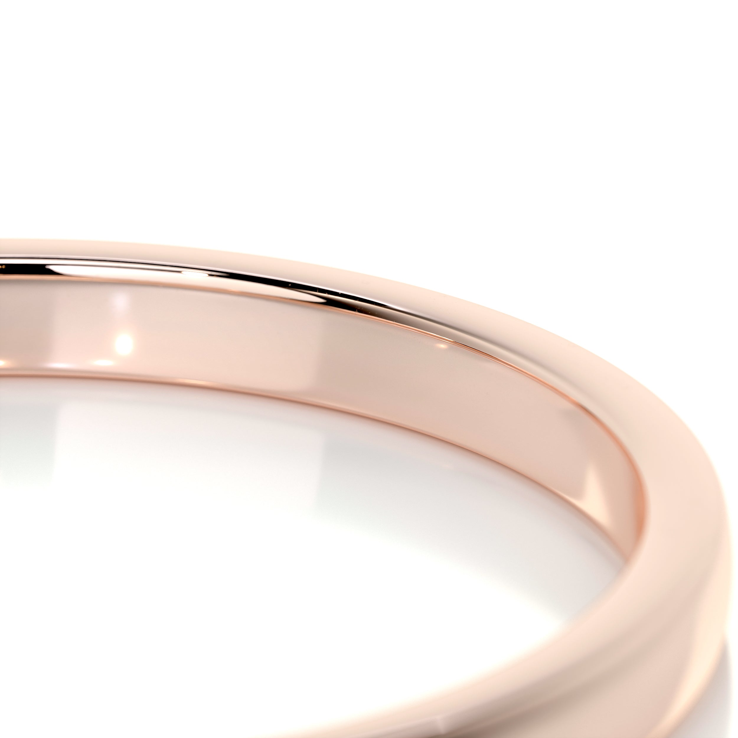Jack Men's Wedding Band -14K Rose Gold (RTS)