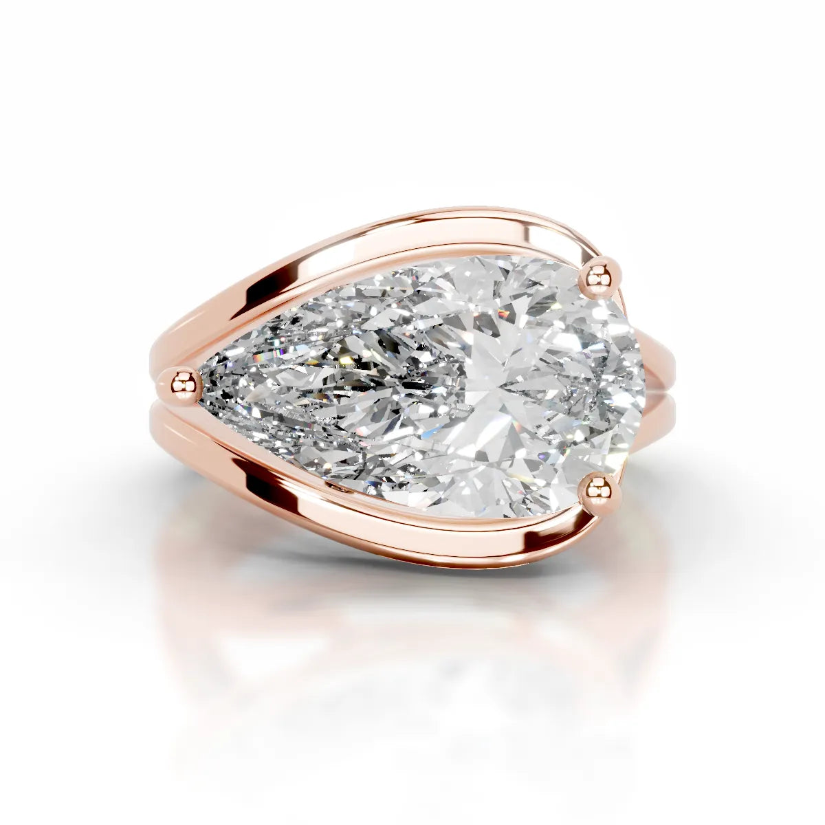 Sia Lab Grown Diamond Ring -14K Rose Gold