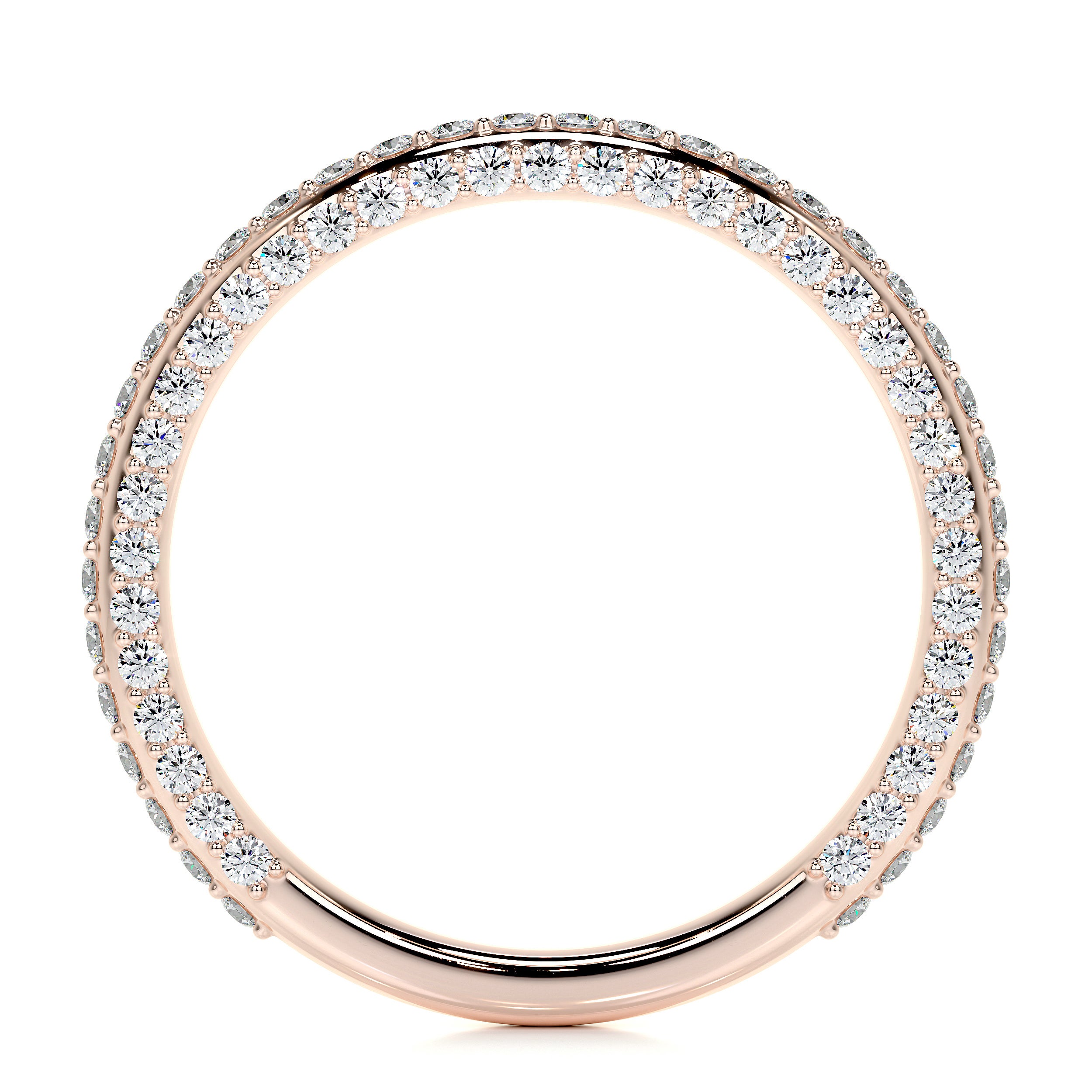 Anastasia Lab Grown Diamond Wedding Ring(0.75 Carat) - 14K Rose Gold