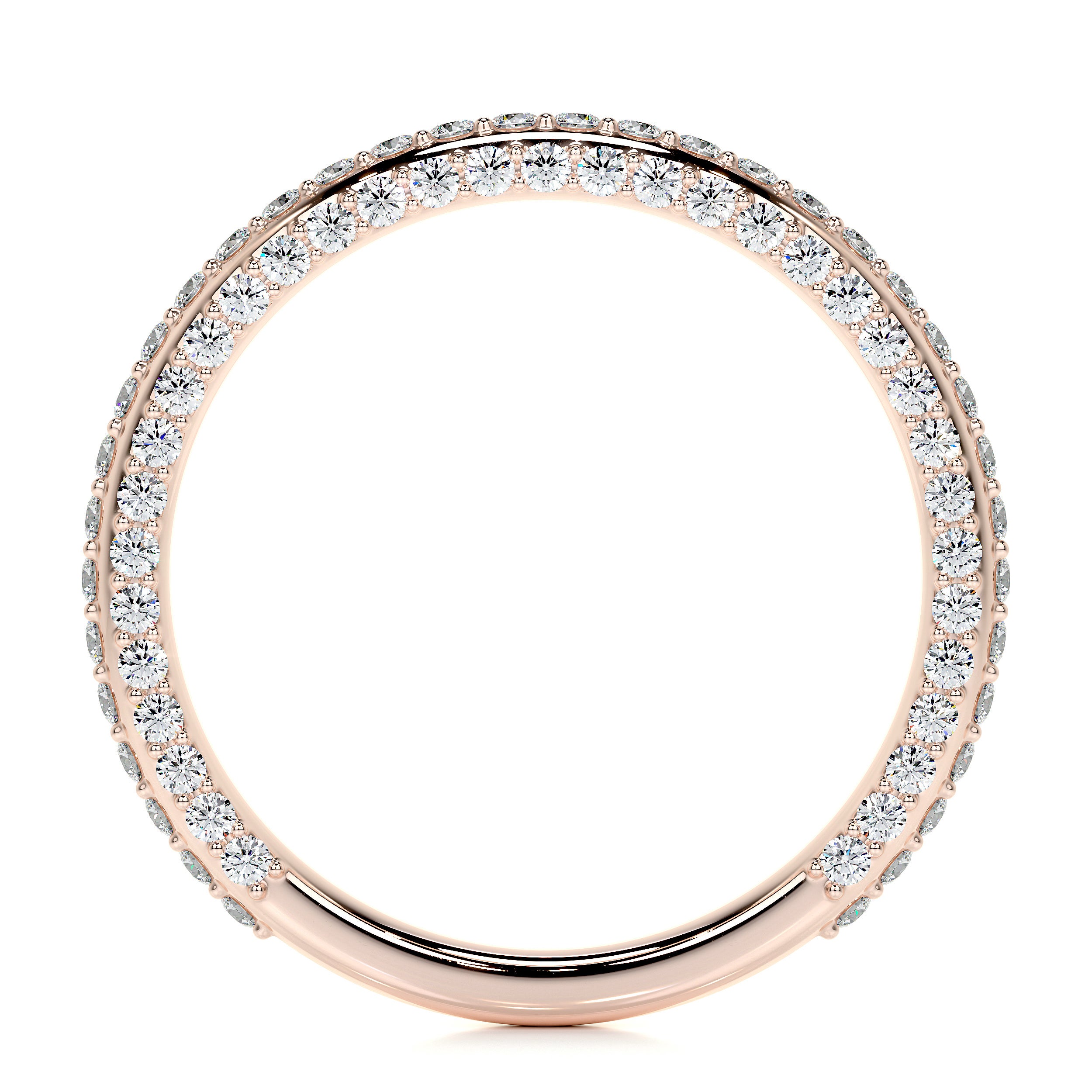 Anastasia Lab Grown Diamond Wedding Ring(0.75 Carat) - 14K Rose Gold