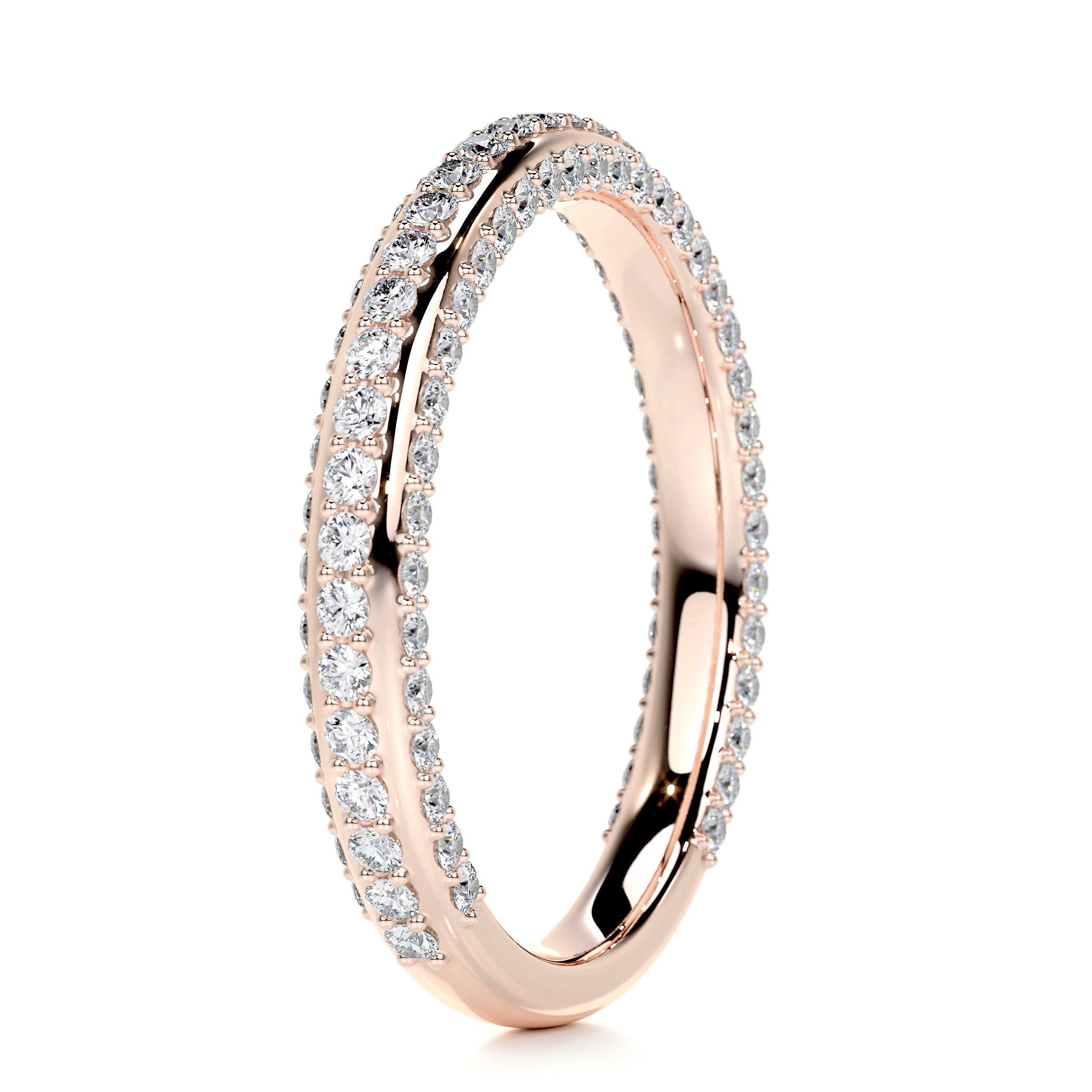 Anastasia Diamond Wedding Ring (0.75 Carat) - 14K Rose Gold