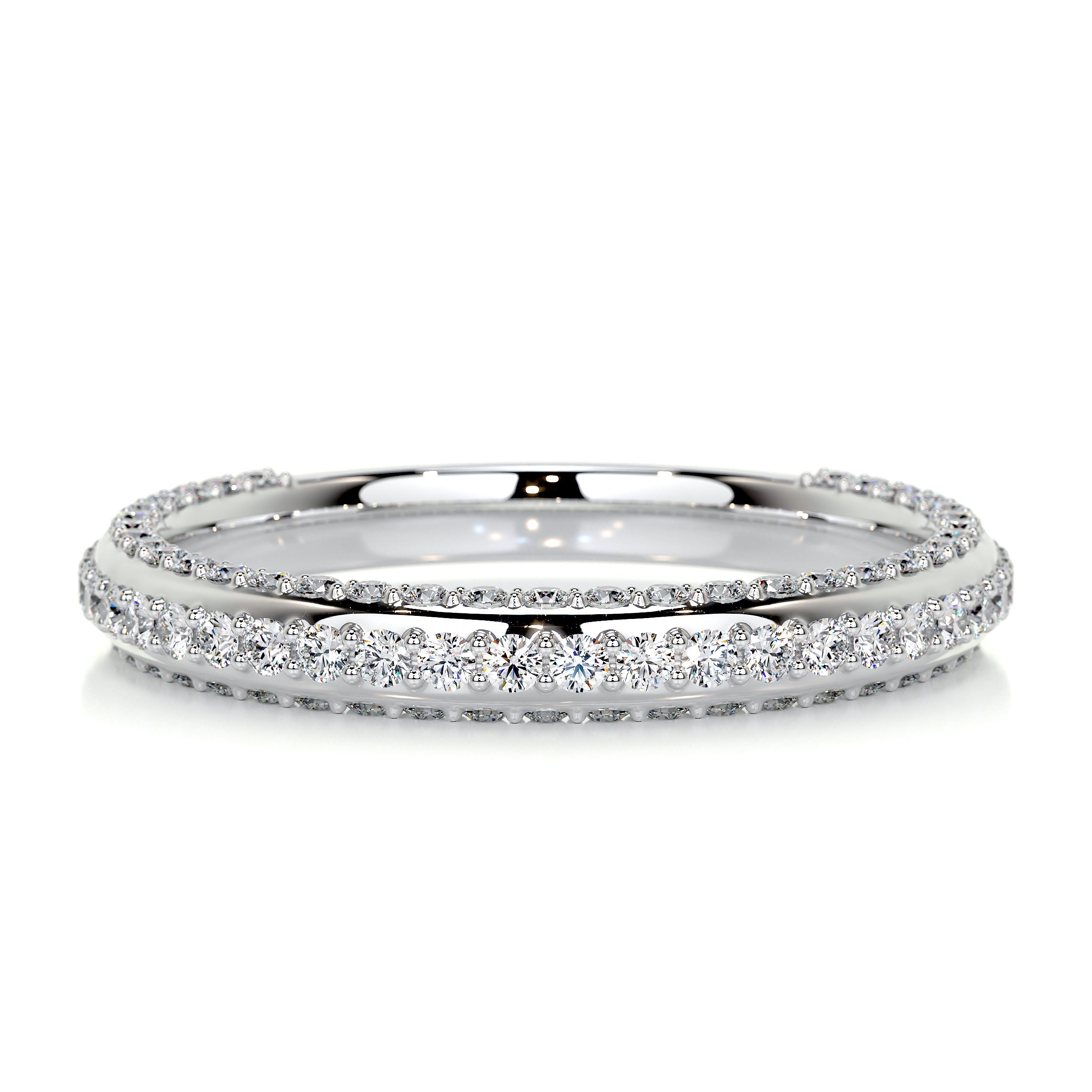 Anastasia Diamond Wedding Ring (0.75 Carat) -18K White Gold
