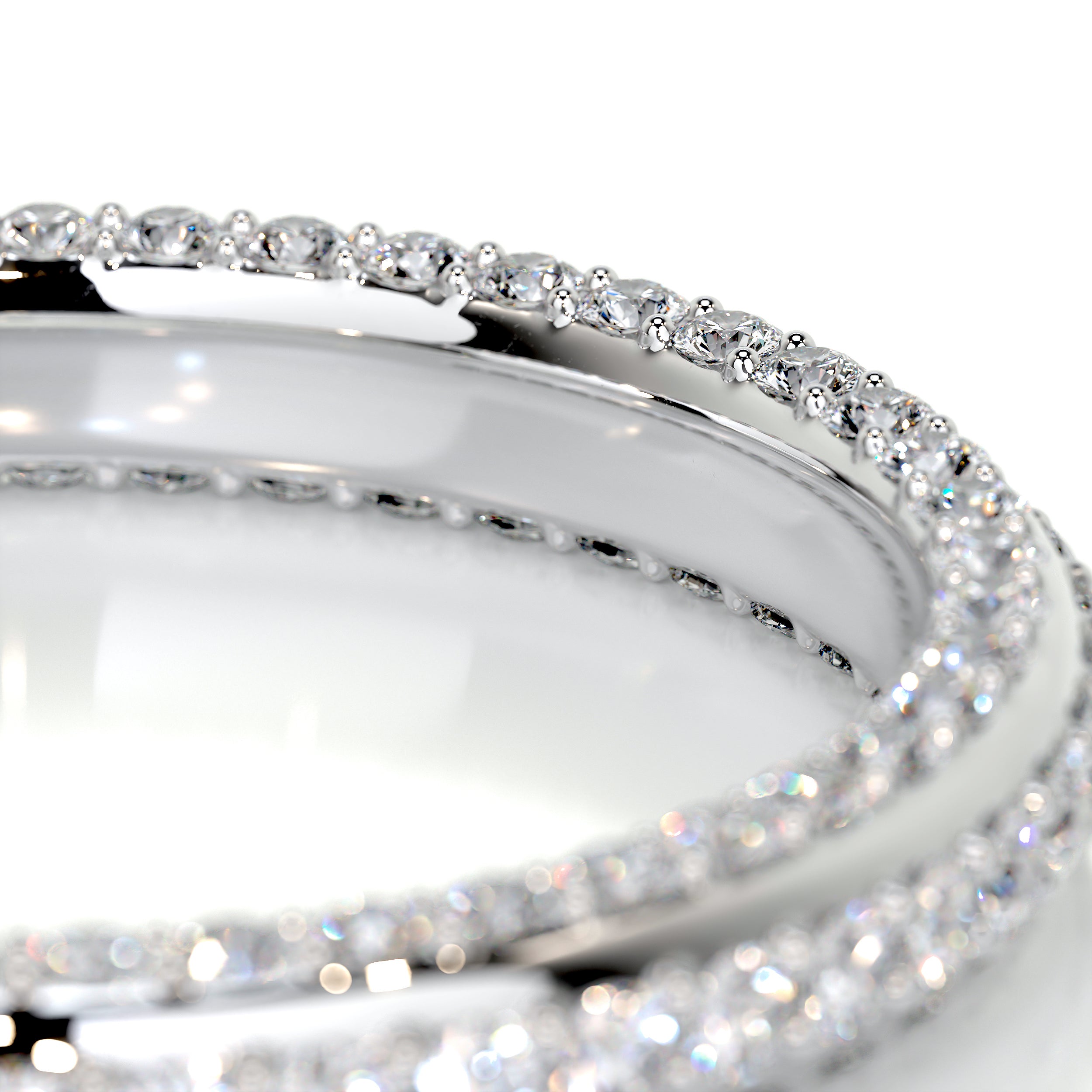 Anastasia Diamond Wedding Ring (0.75 Carat) -18K White Gold