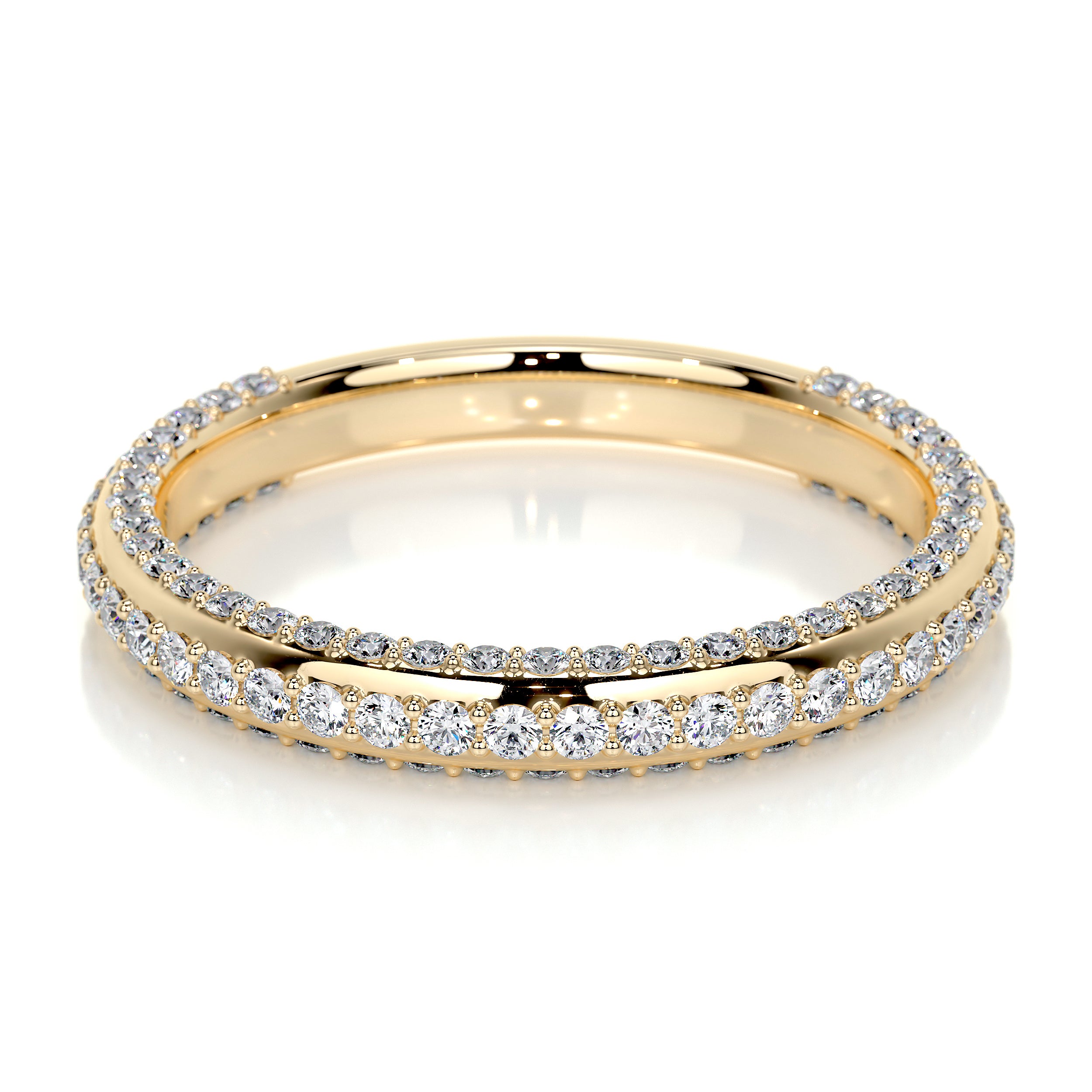 Anastasia Lab Grown Diamond Wedding Ring   (0.75 Carat) -18K Yellow Gold