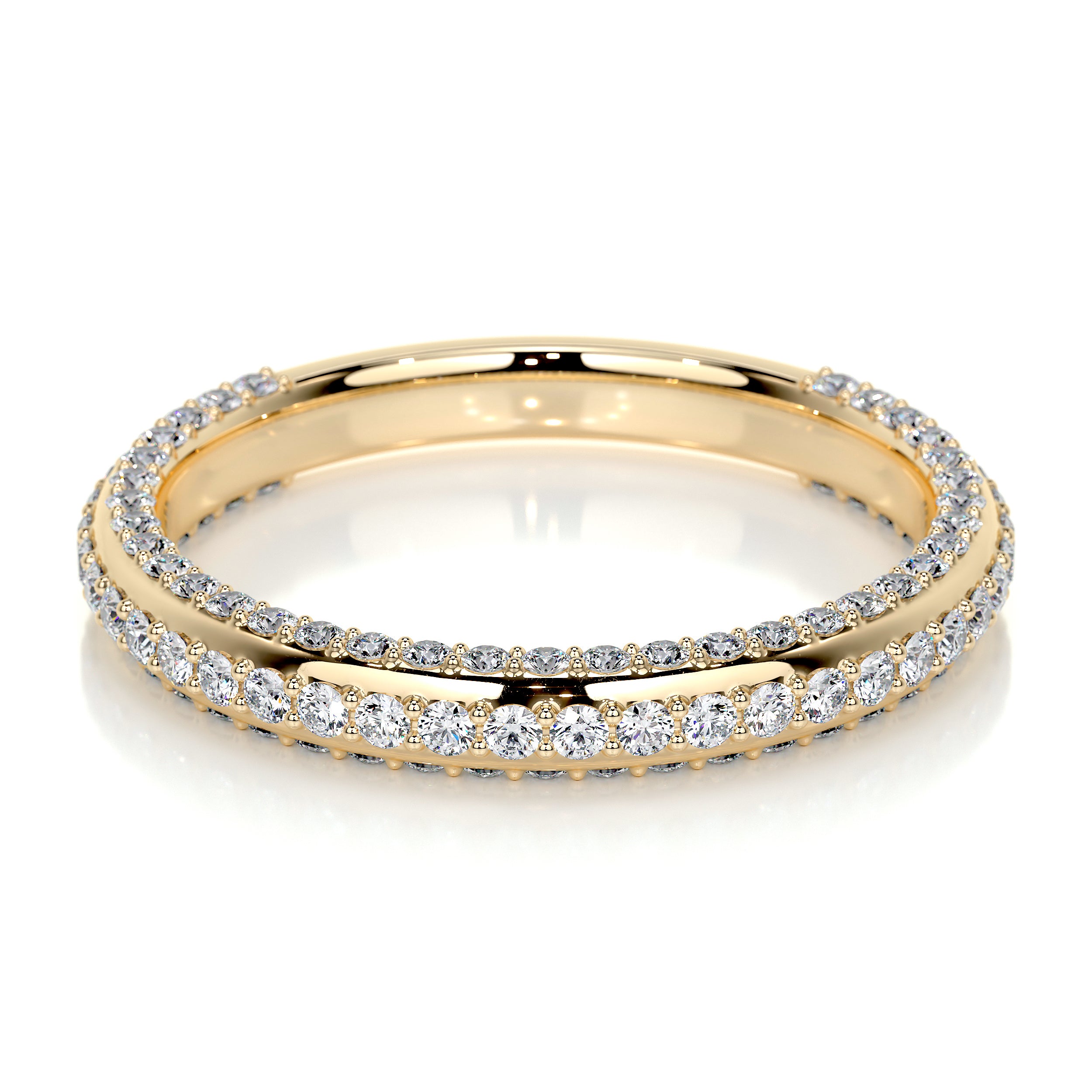 Anastasia Lab Grown Diamond Wedding Ring (0.75 Carat) -18K Yellow Gold