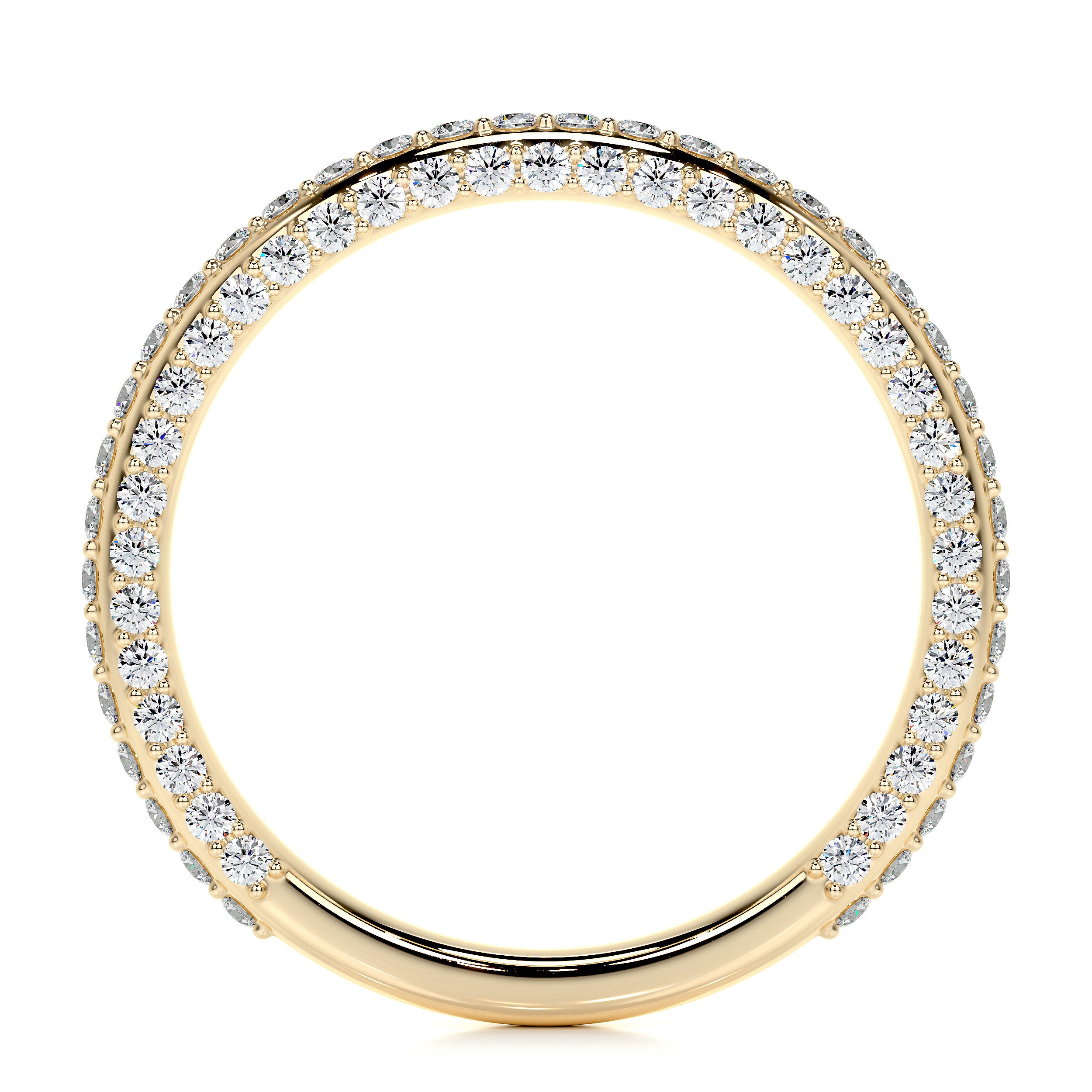 Anastasia Lab Grown Diamond Wedding Ring (0.75 Carat) -18K Yellow Gold