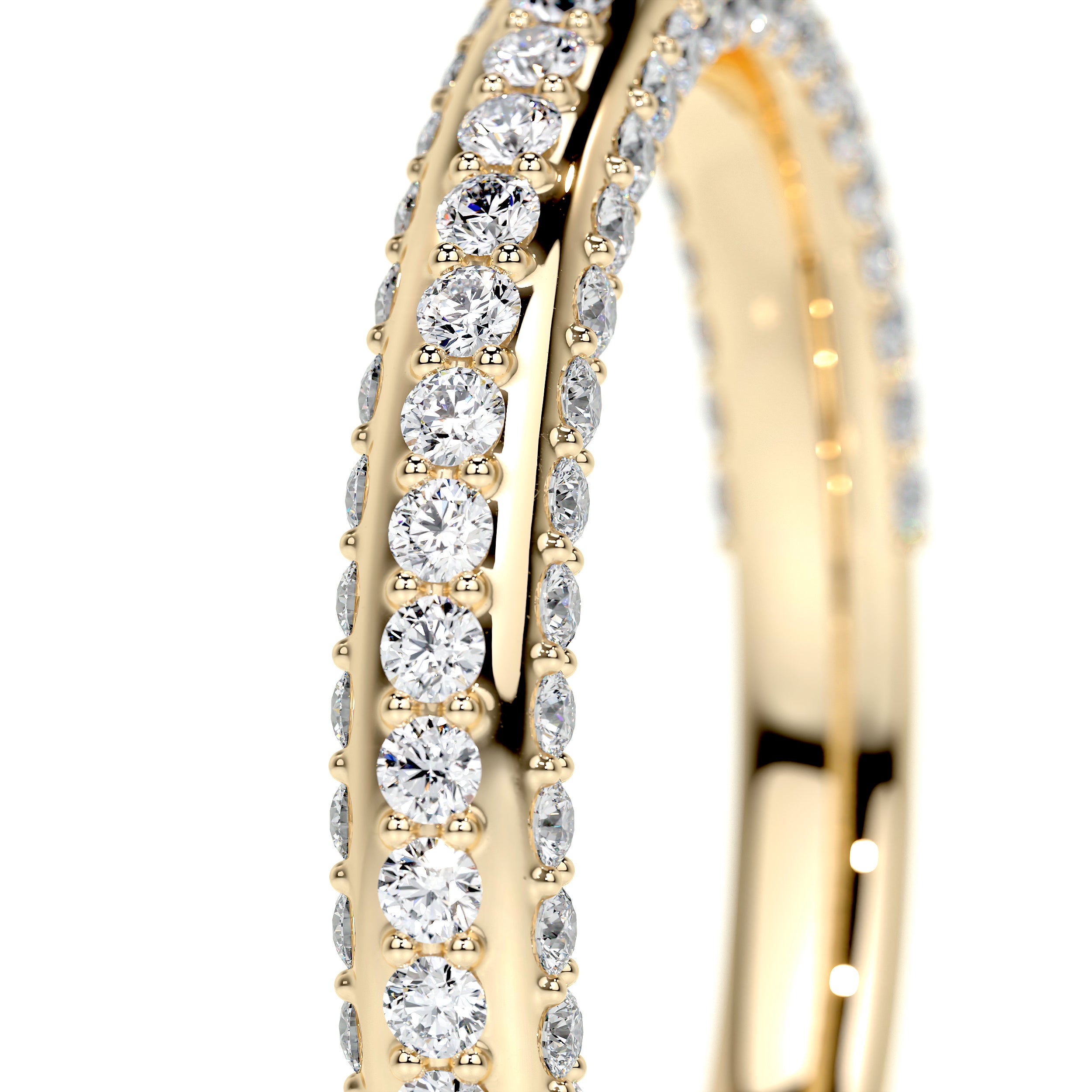 Anastasia Lab Grown Diamond Wedding Ring   (0.75 Carat) -18K Yellow Gold