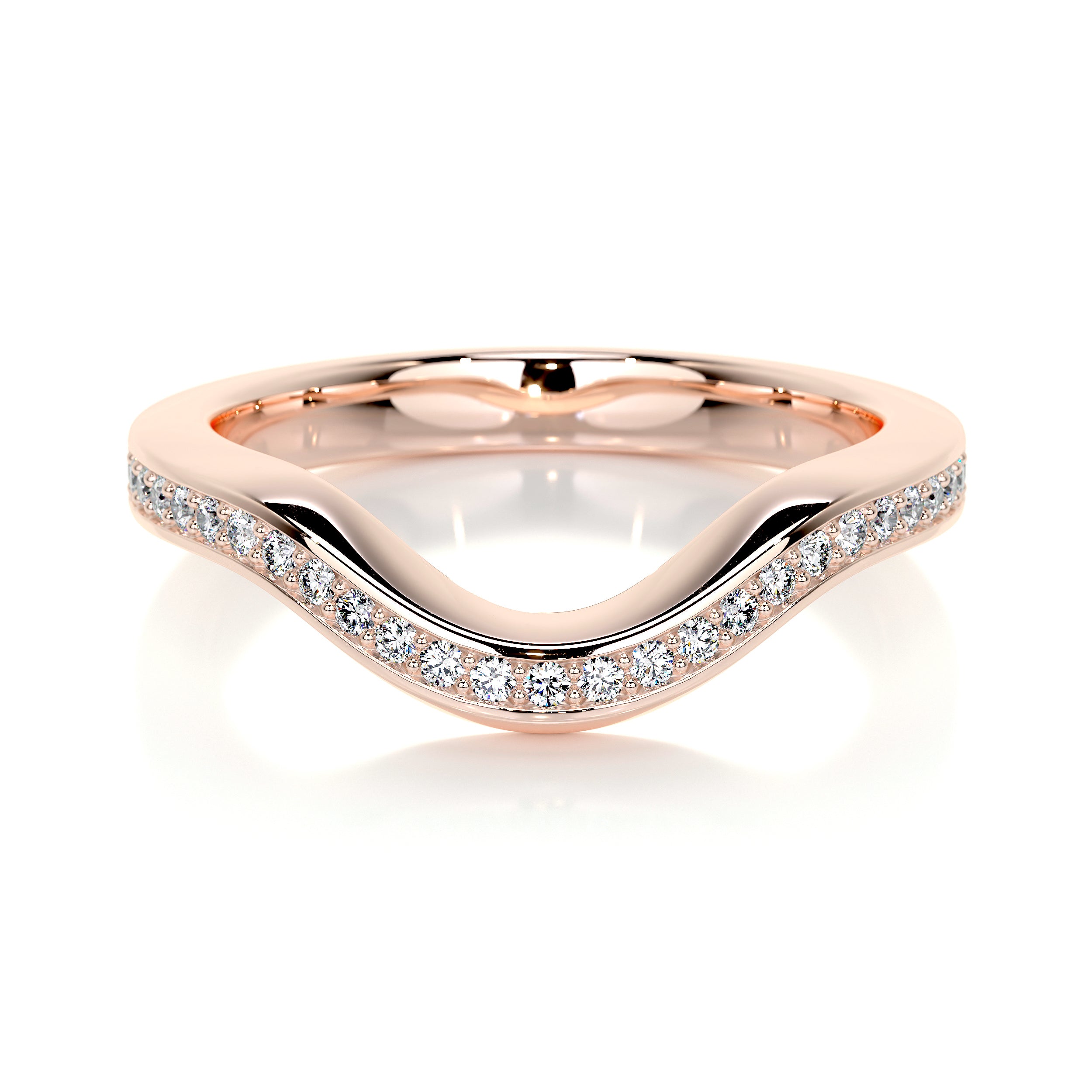 Lucy Lab Grown Diamond Wedding Ring (0.30 Carat) -14K Rose Gold