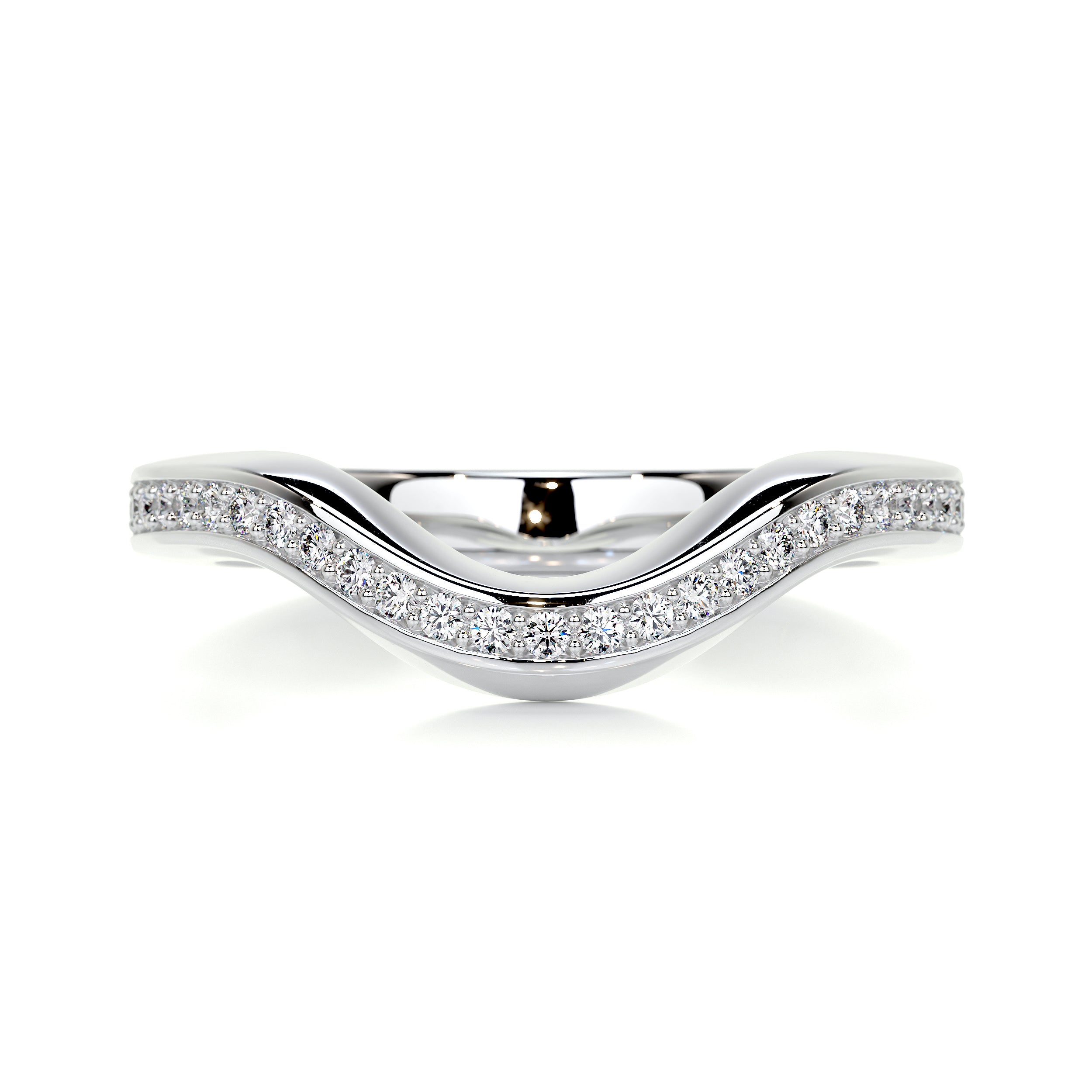 Lucy Diamond Wedding Ring (0.30 Carat) -Platinum