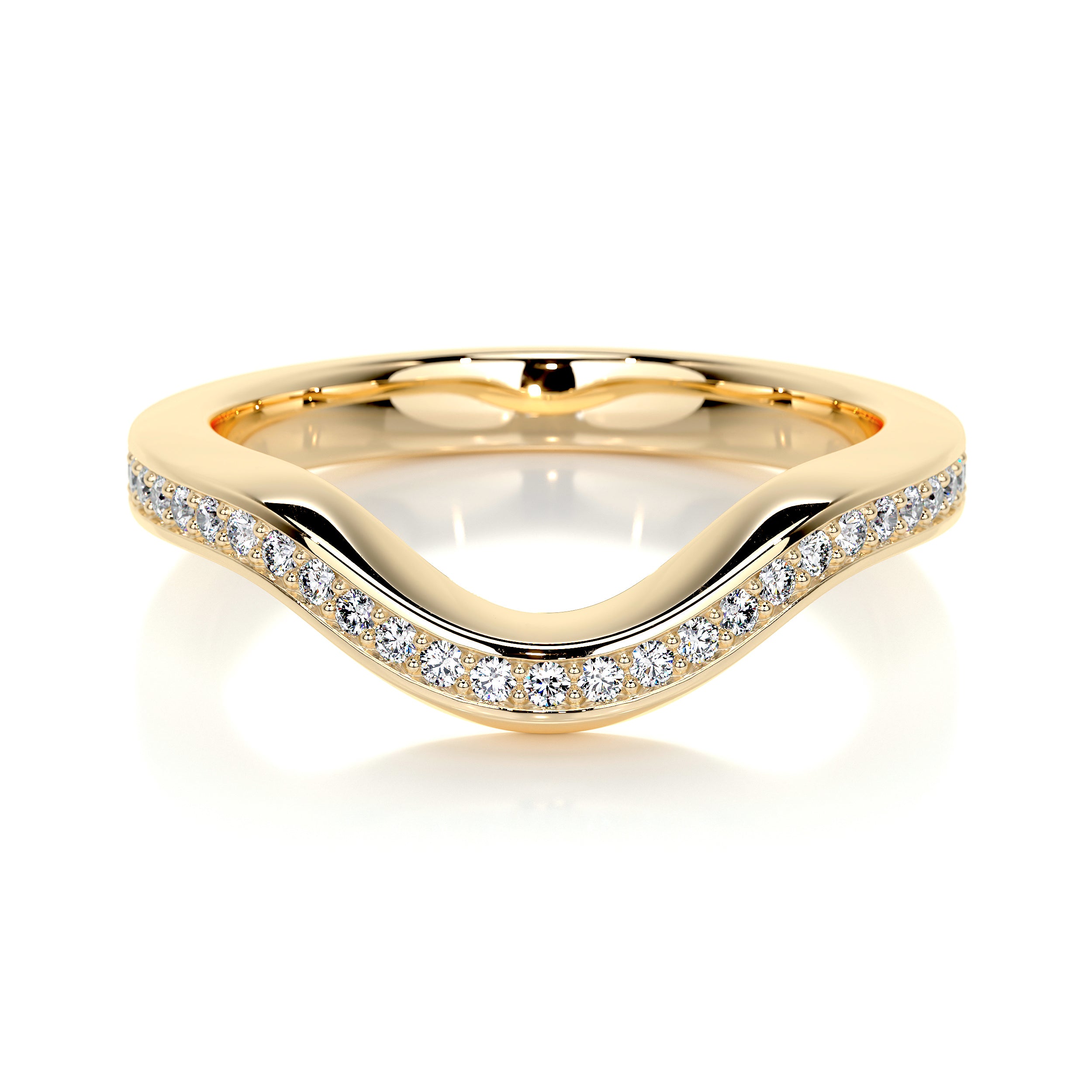 Lucy Lab Grown Diamond Wedding Ring (0.30 Carat) -18K Yellow Gold