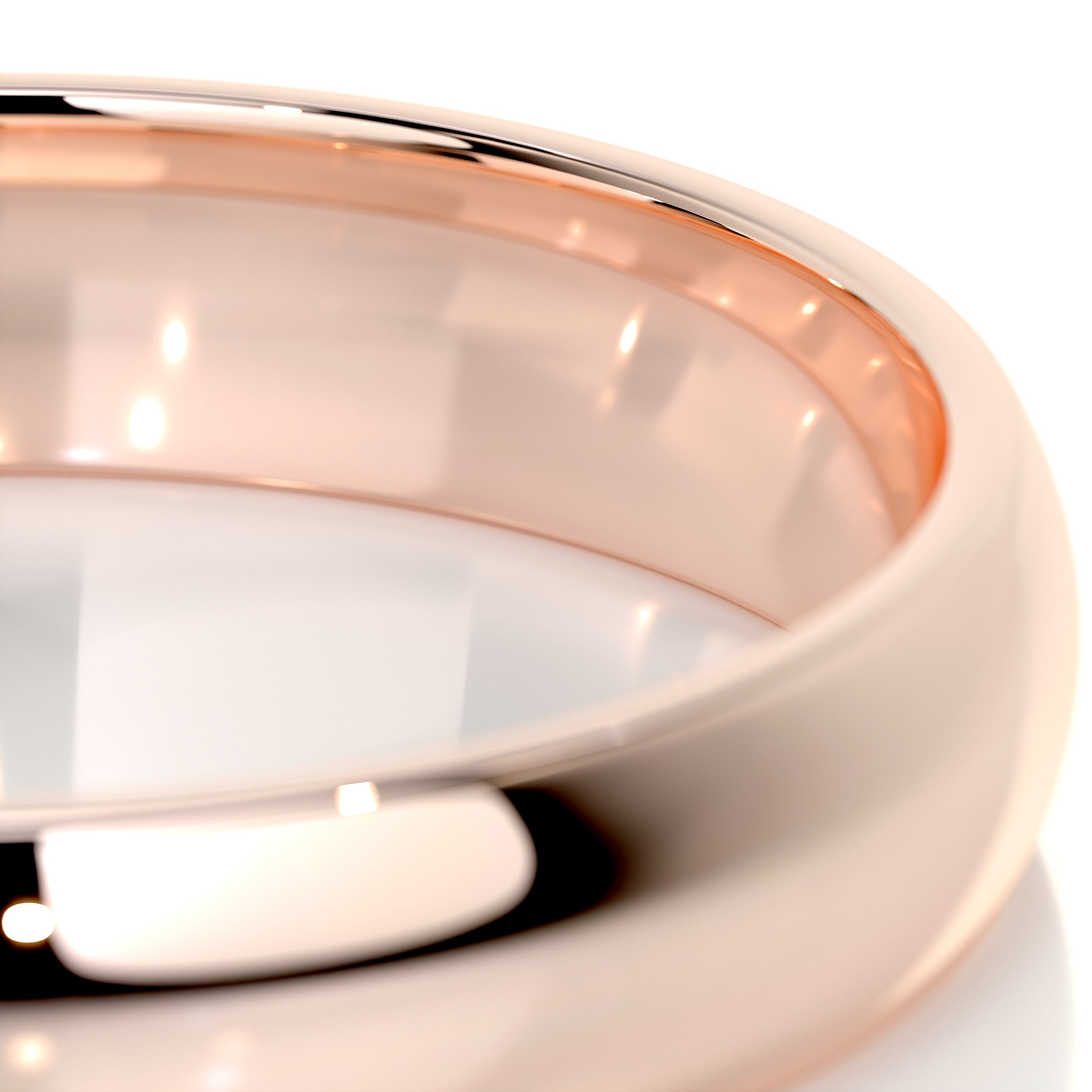 Tatiana Wedding Band -14K Rose Gold