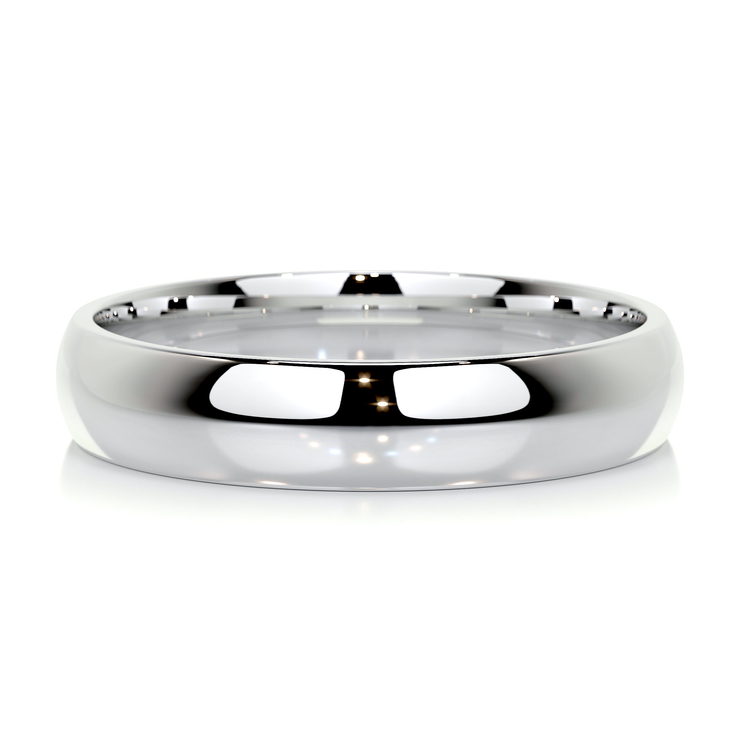 Tatiana Wedding Band -14K White Gold