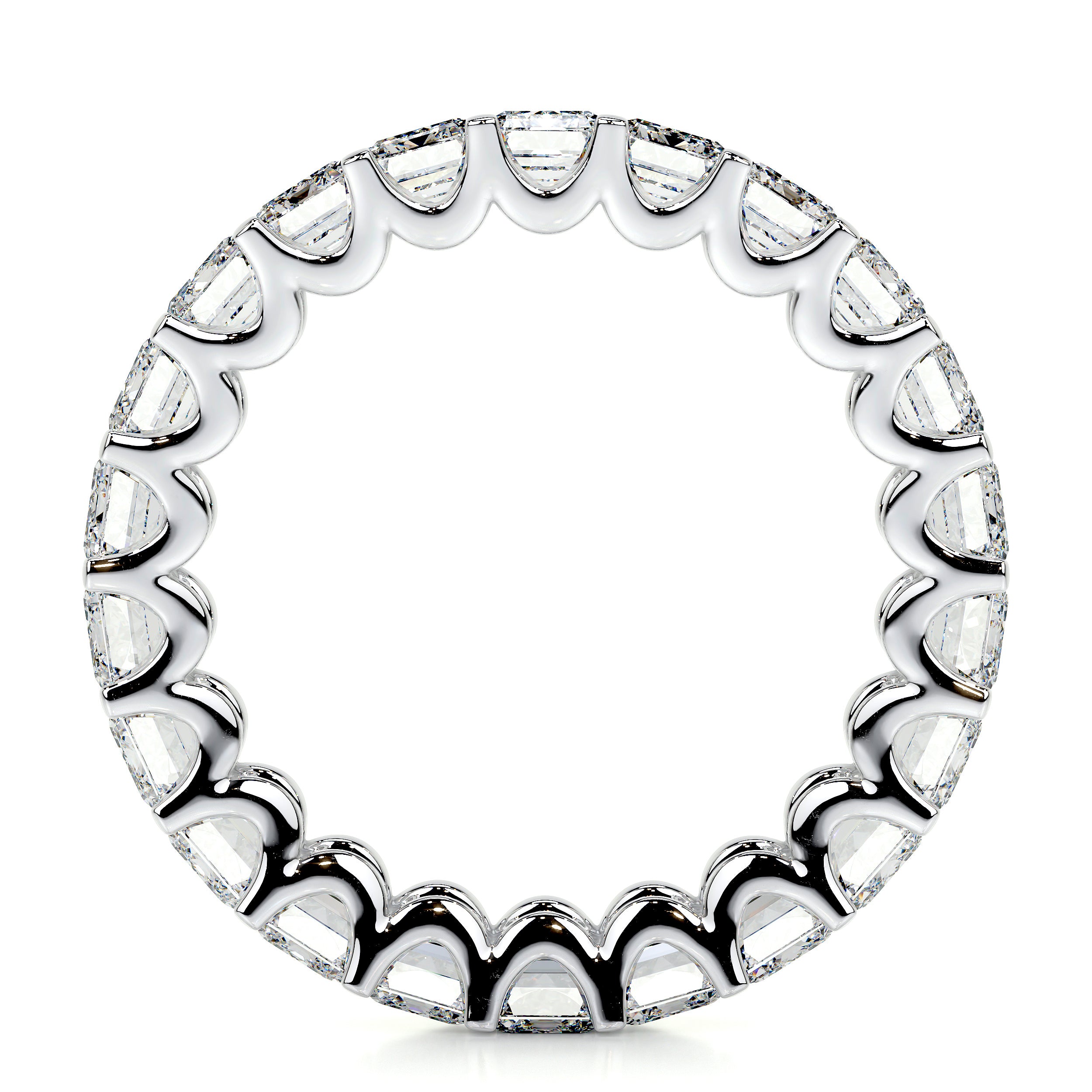 Gina Lab Grown Eternity Wedding Ring -14K White Gold