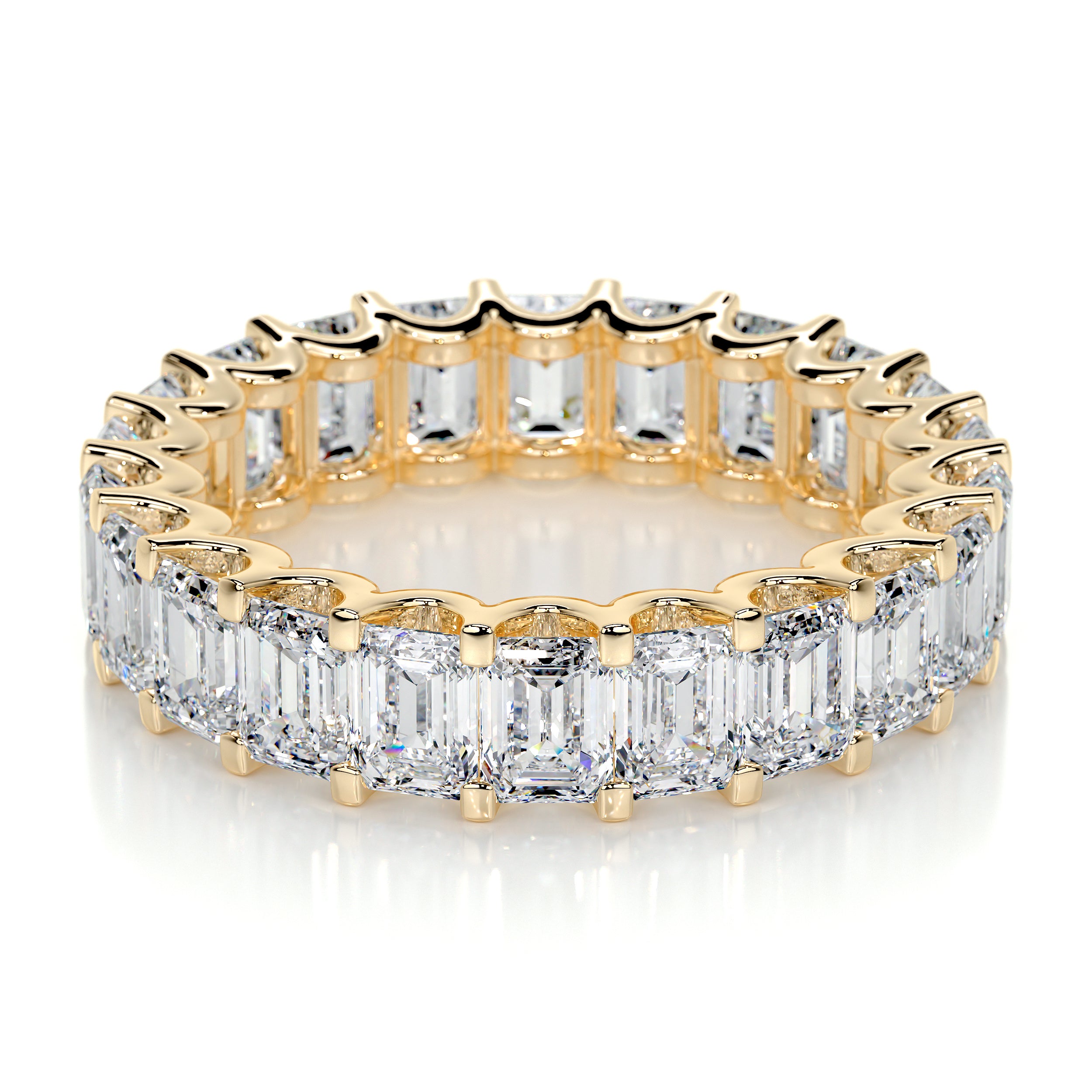 Gina Lab Grown Eternity Wedding Ring -18K Yellow Gold