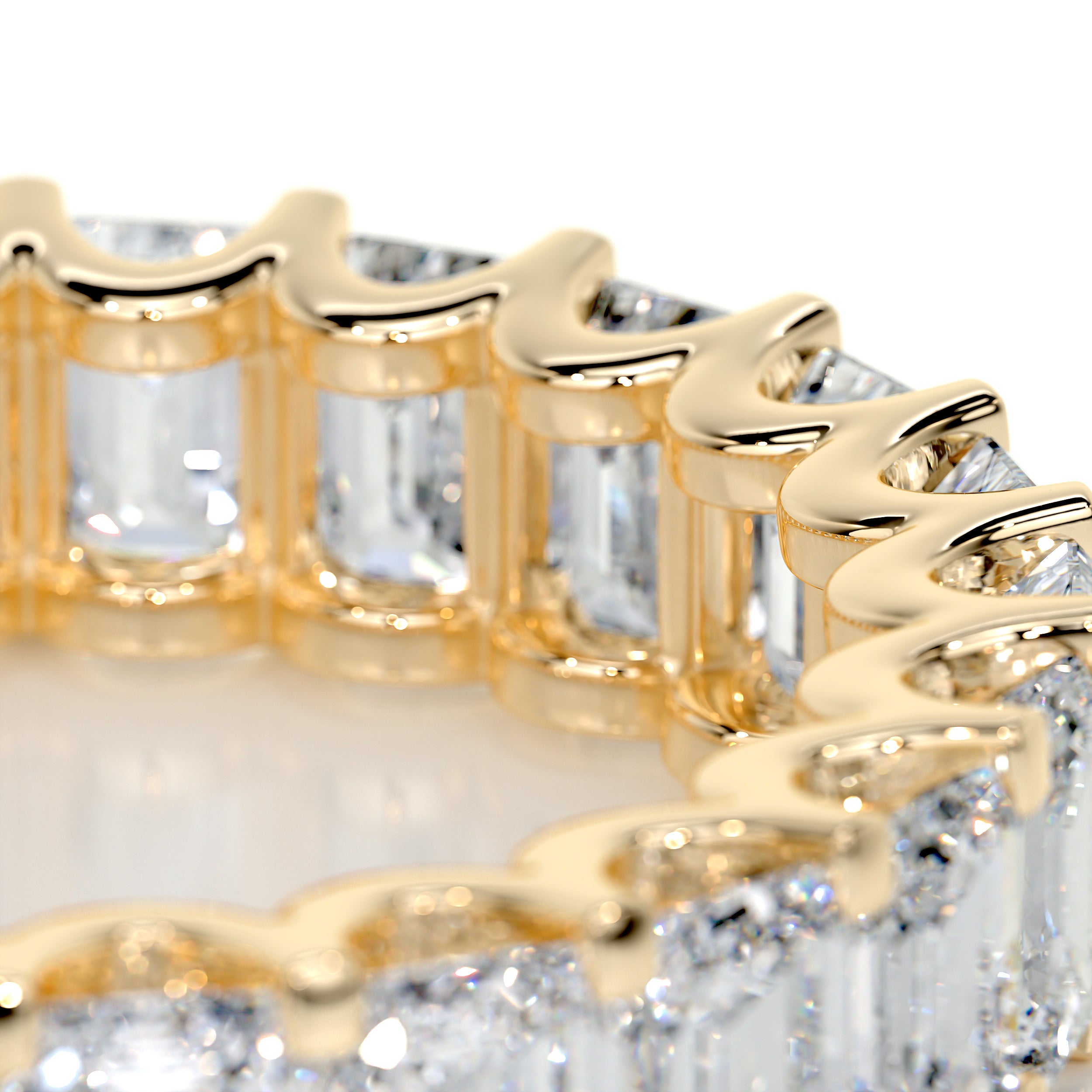 Gina Eternity Wedding Ring -18K Yellow Gold