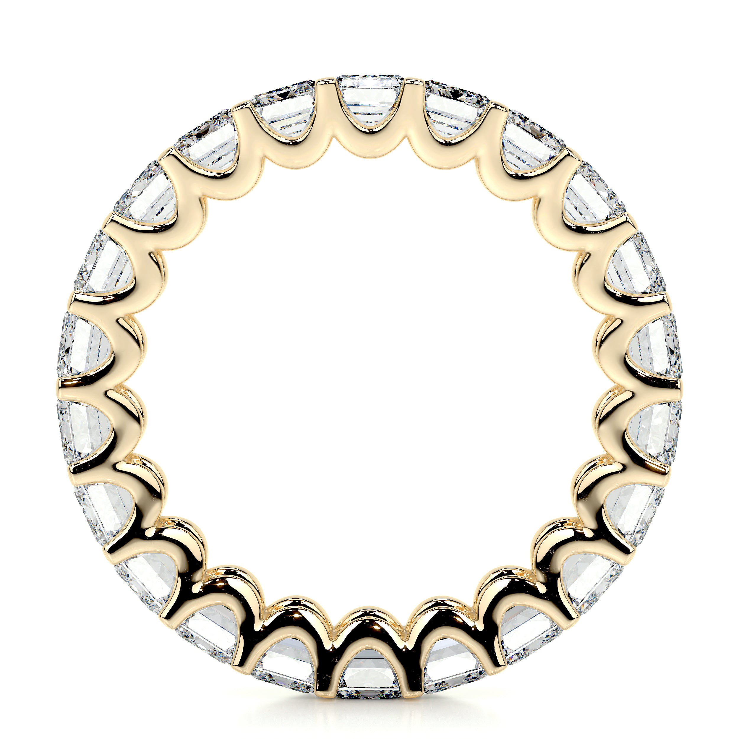 Gina Lab Grown Eternity Wedding Ring -18K Yellow Gold