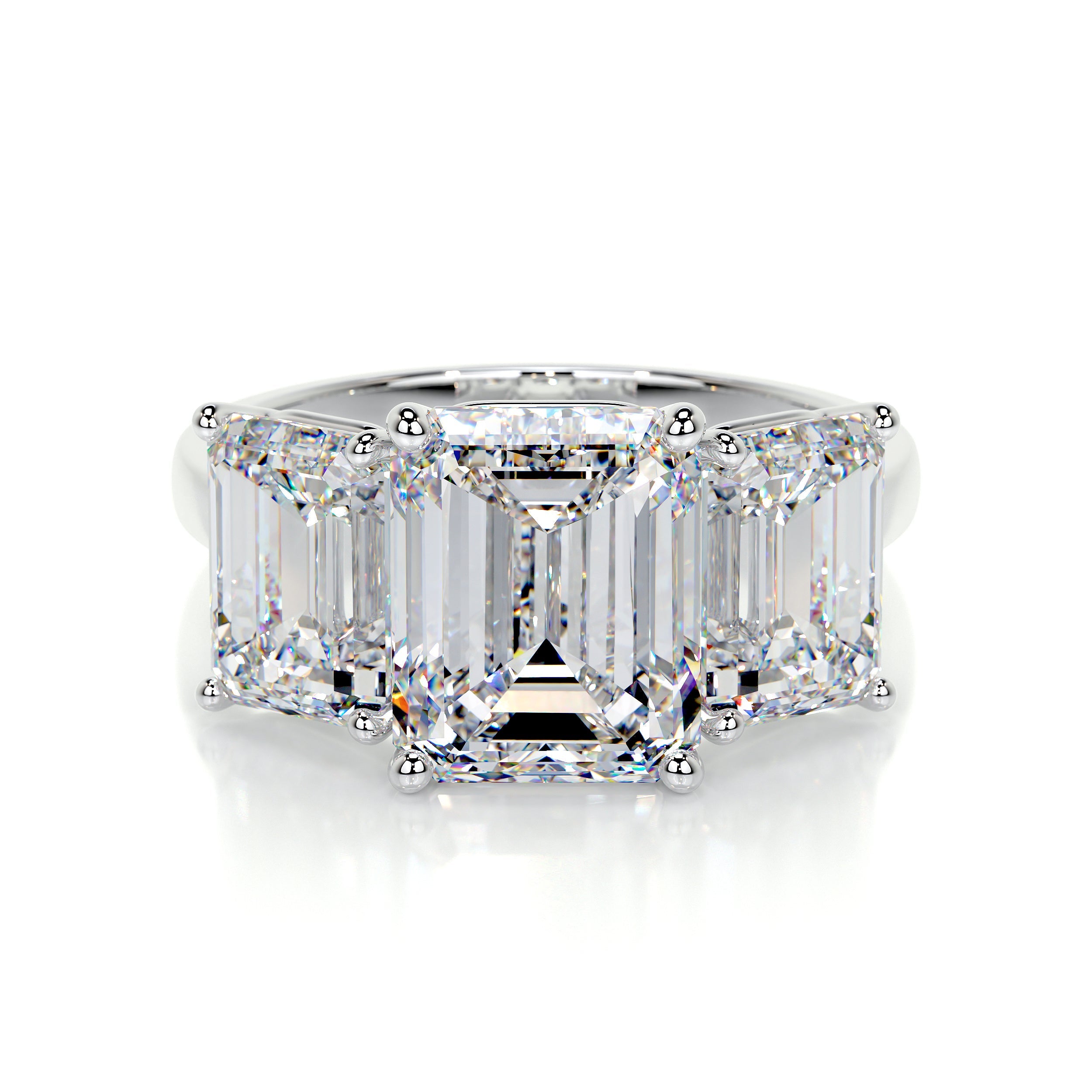 Amanda Lab Grown Diamond Ring (4 Carat) -Platinum