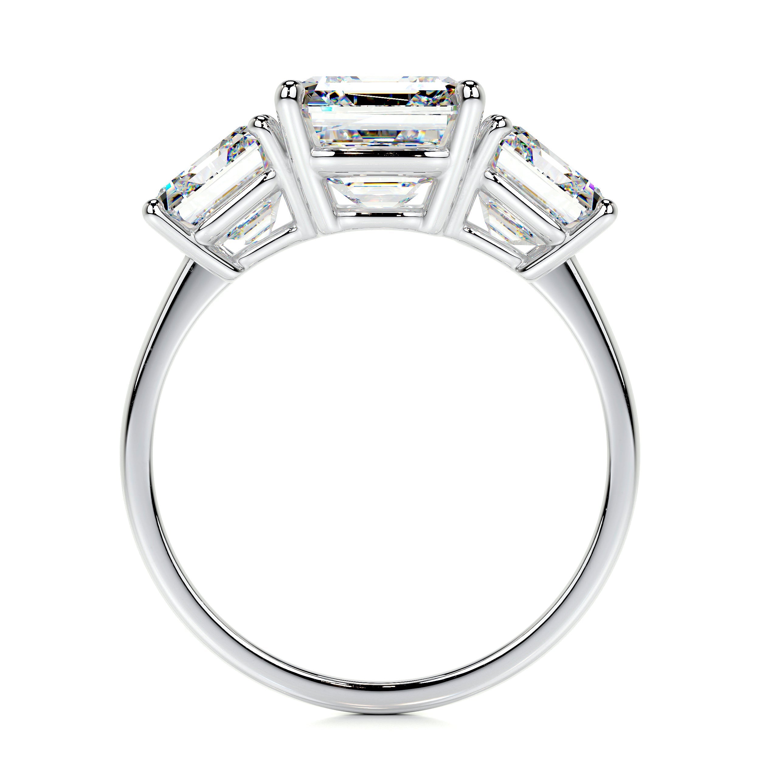 Amanda Lab Grown Diamond Ring (4 Carat) -Platinum