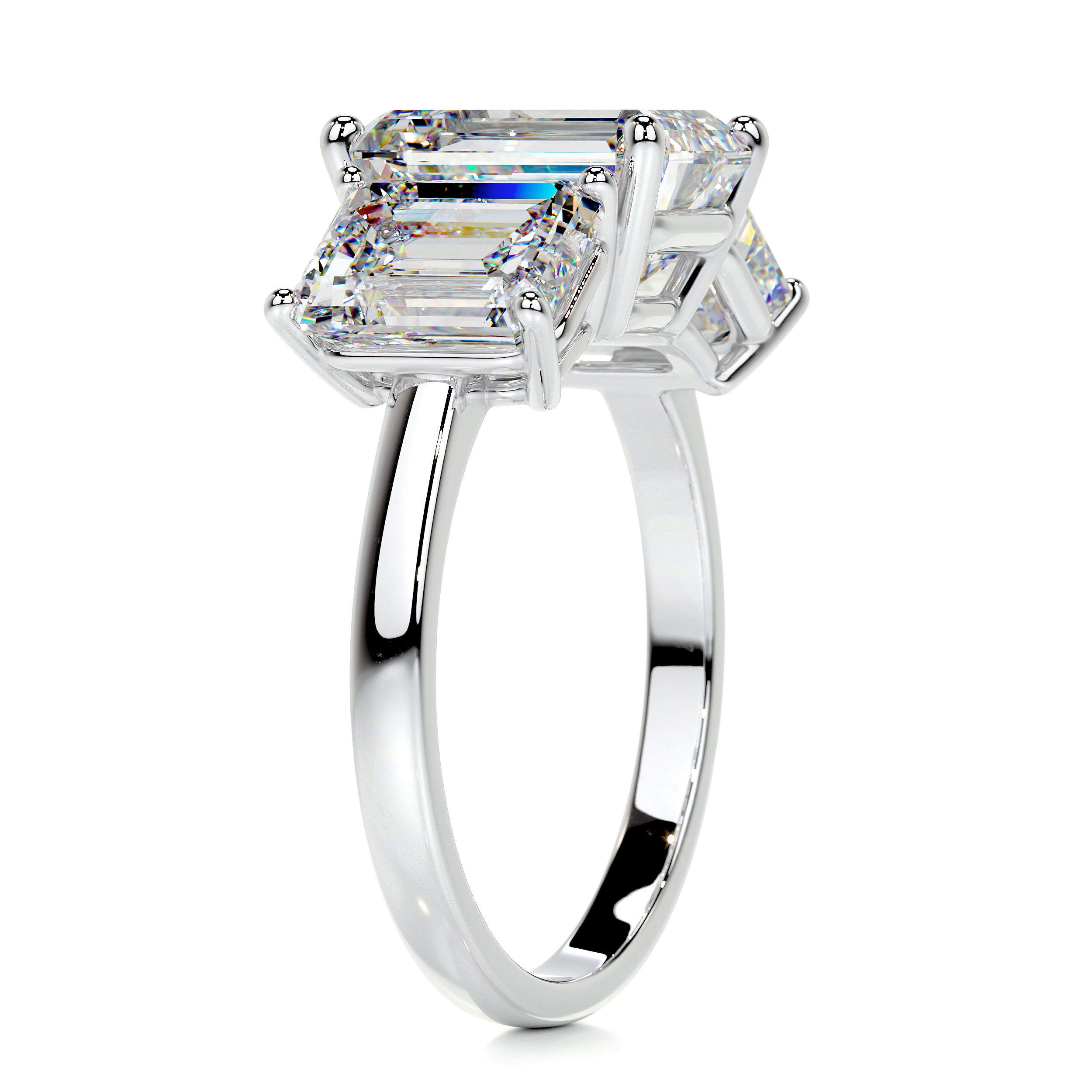 Amanda Diamond Engagement Ring -18K White Gold