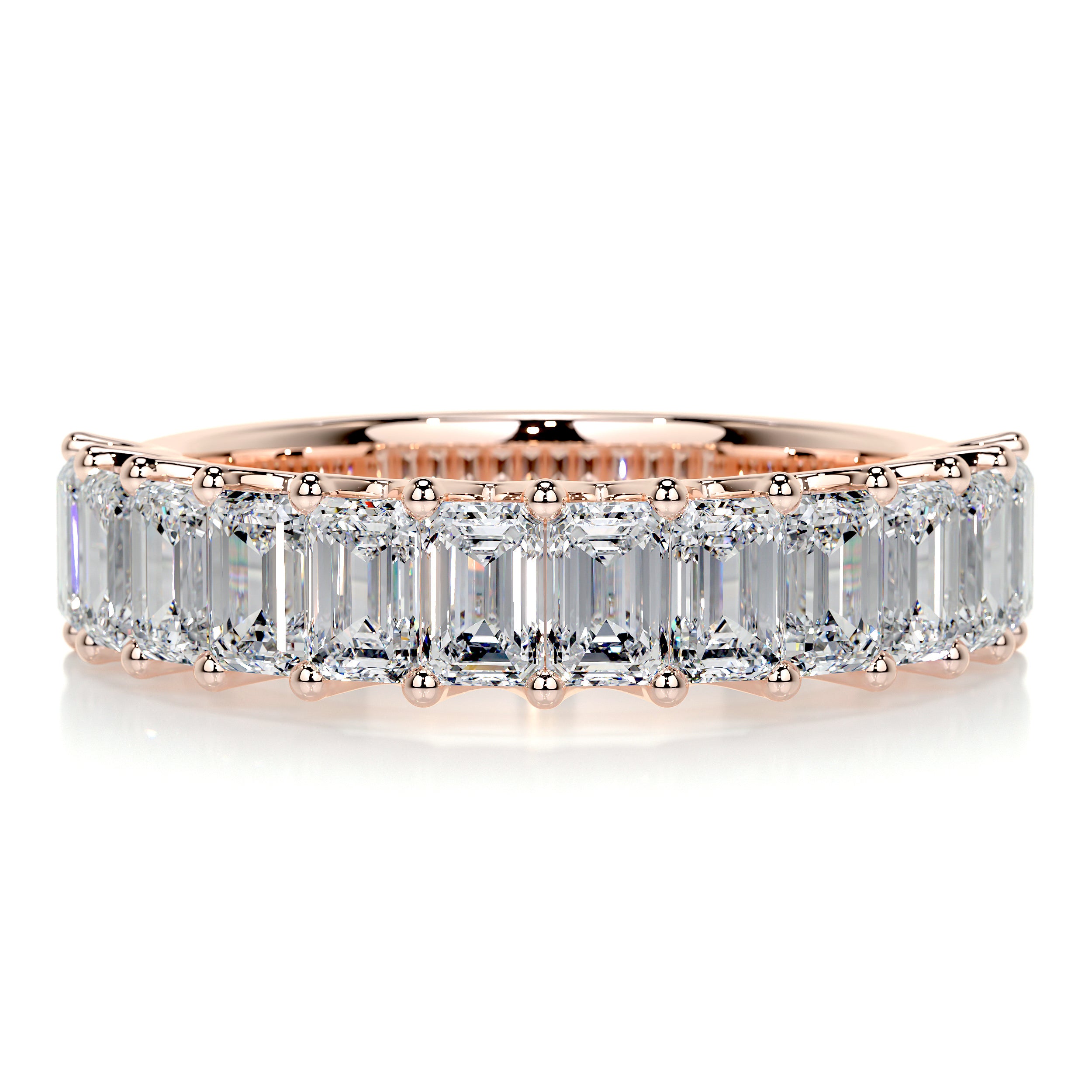 Gina Half Eternity Wedding Ring -14K Rose Gold