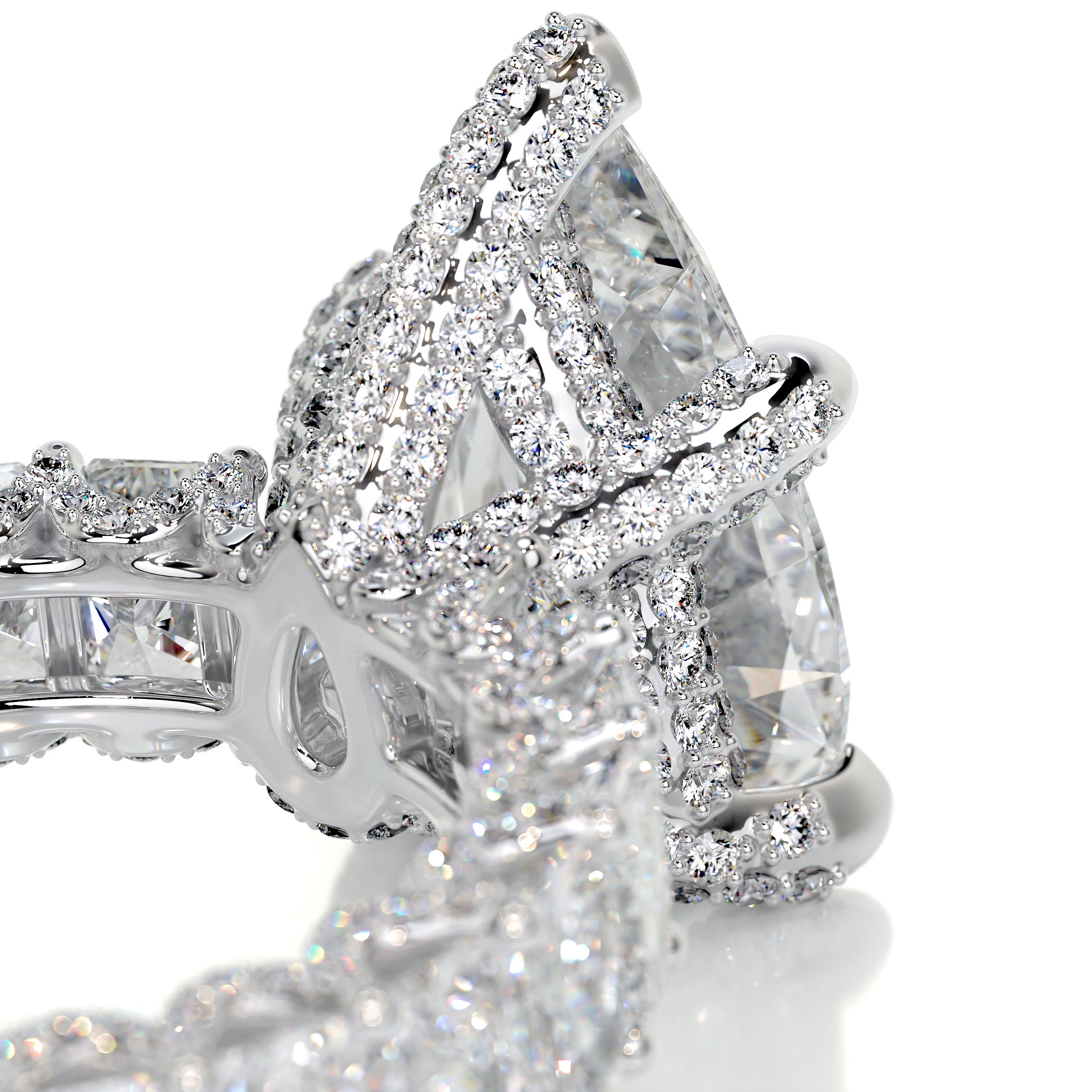 Arabella Diamond Engagement Ring -14K White Gold