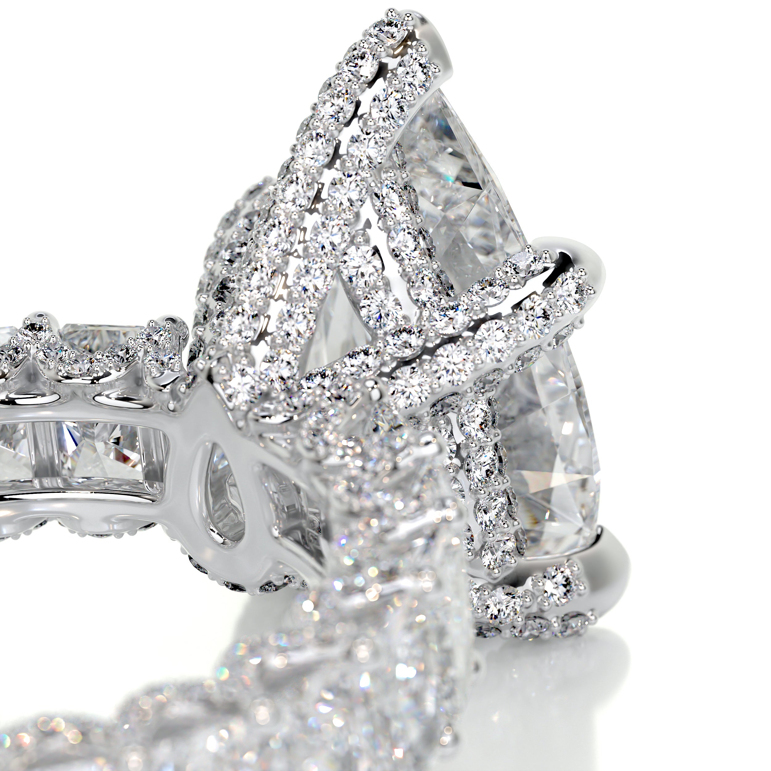 Arabella Diamond Engagement Ring -14K White Gold