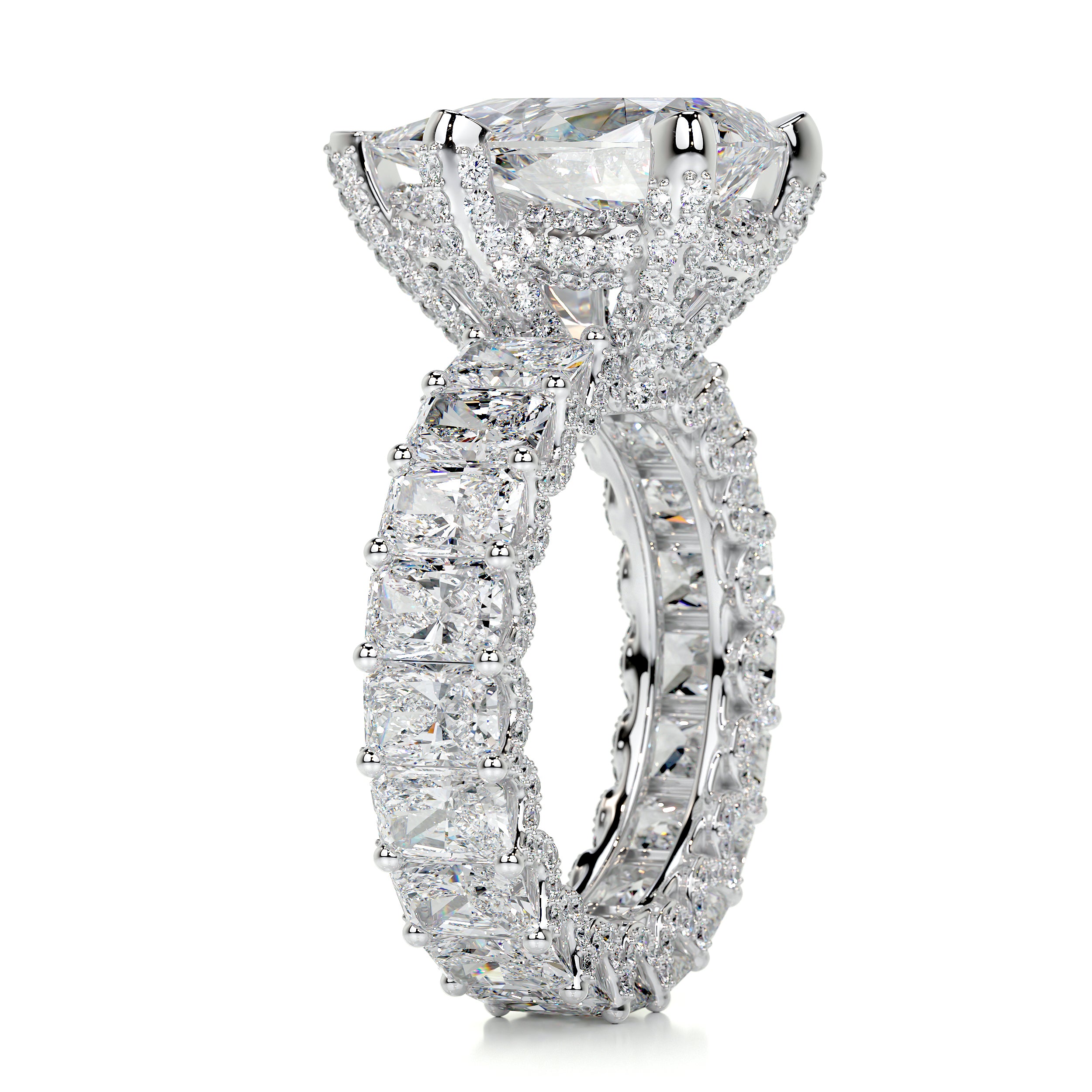 Arabella Diamond Engagement Ring -14K White Gold