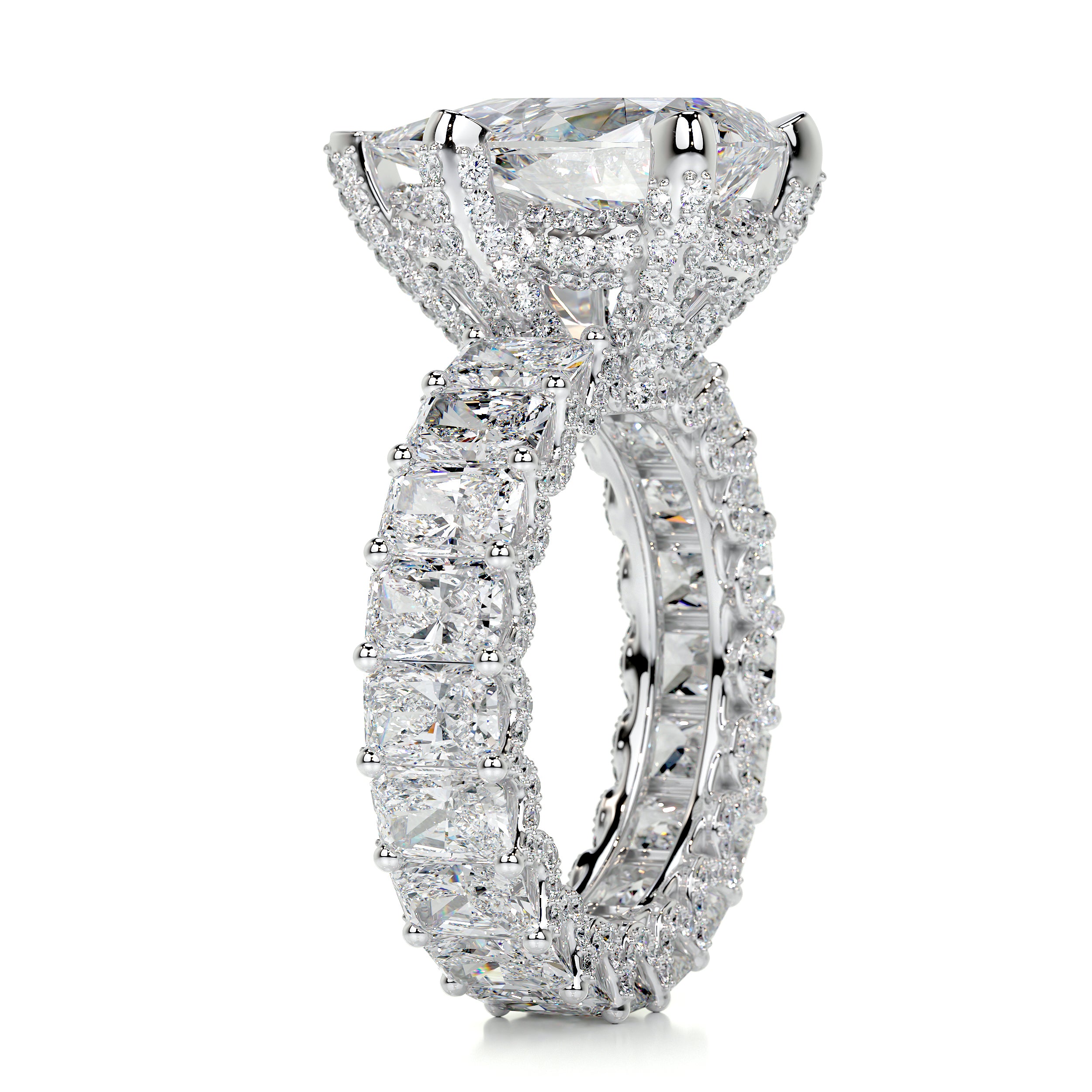 Arabella Diamond Engagement Ring -14K White Gold