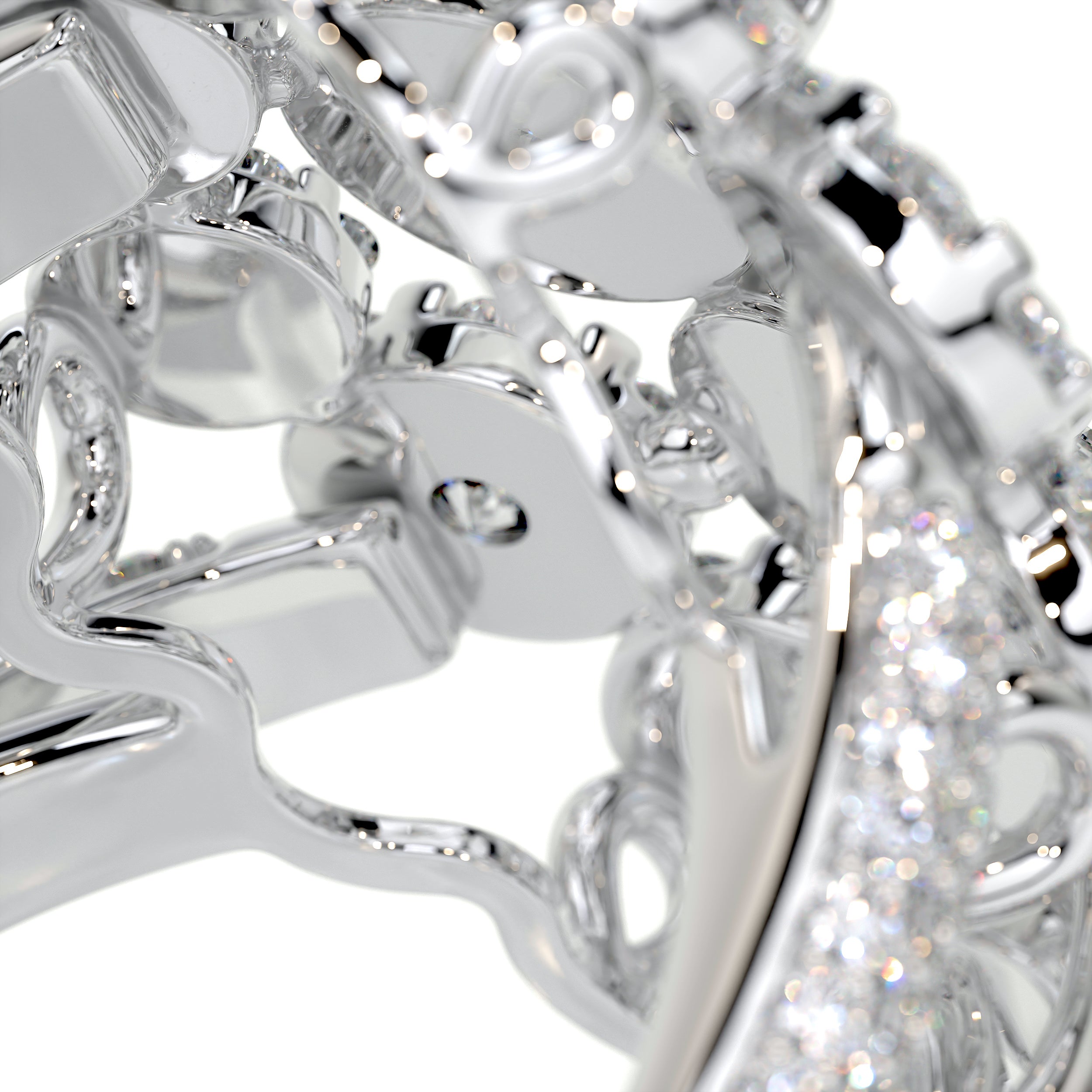 Noah Fashion Diamond Ring (2.36 Carat) -18K White Gold (RTS)