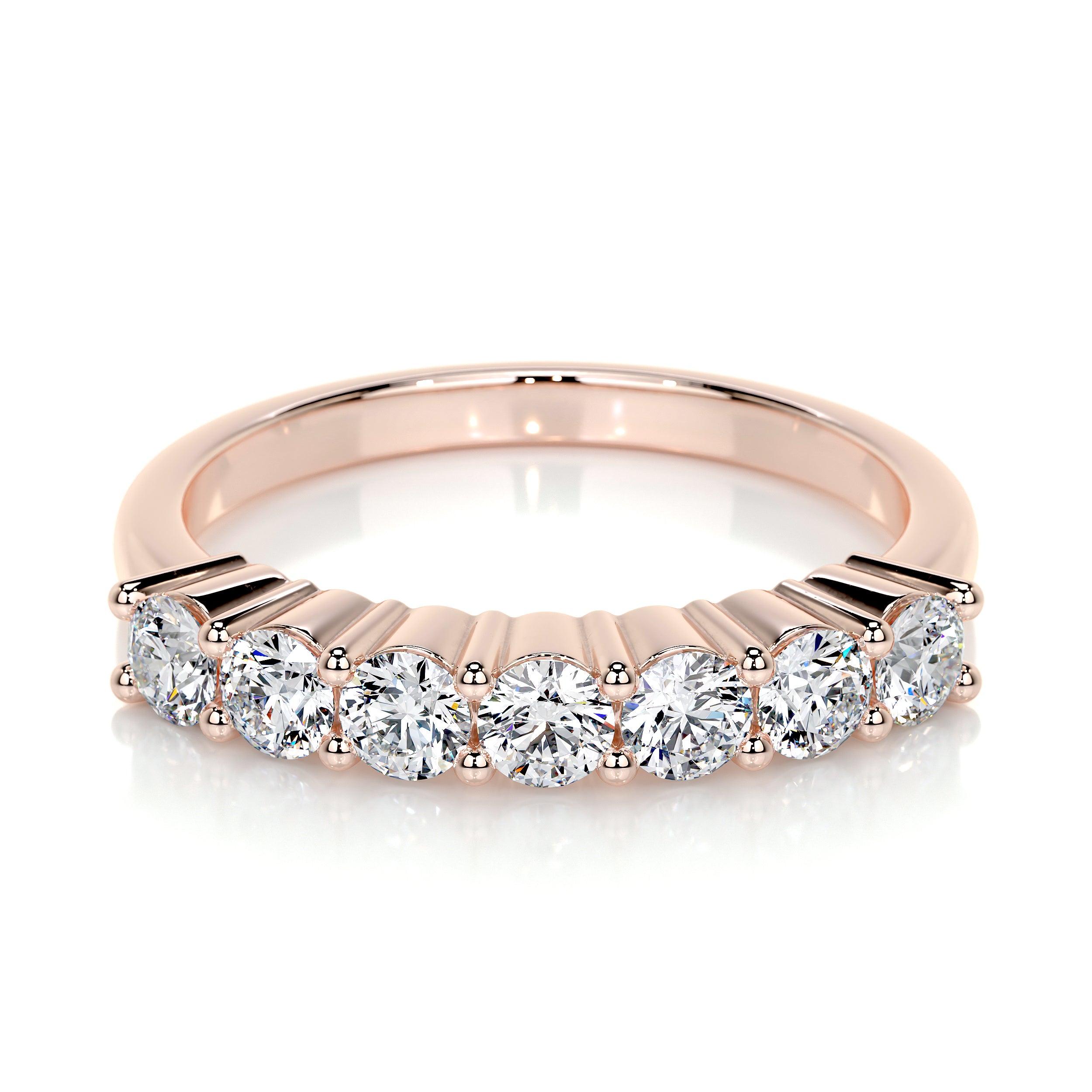 Catherine Lab Grown Diamond Wedding Ring (0.75 Carat) -14K Rose Gold