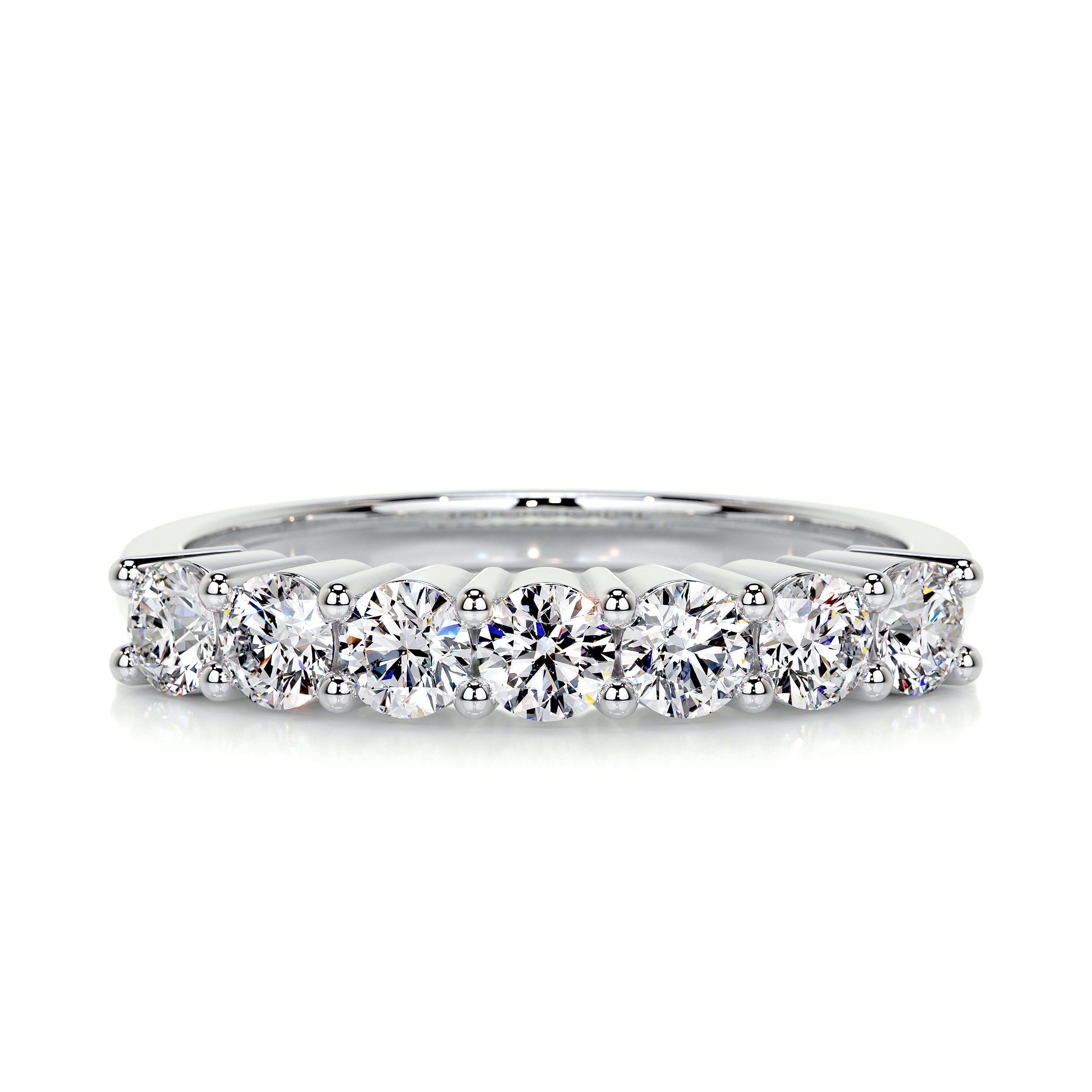 Catherine Diamond Wedding Ring (0.75 Carat) -14K White Gold
