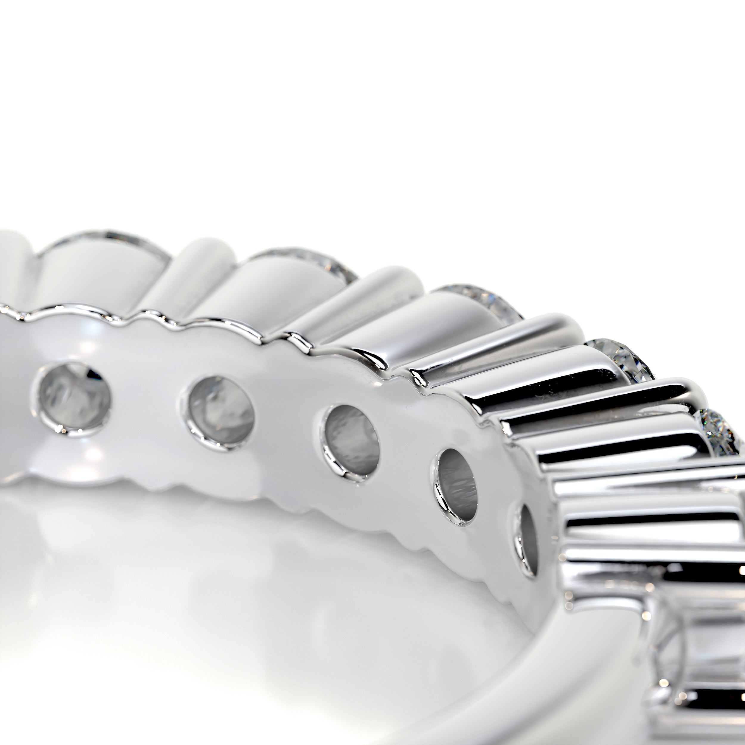 Catherine Diamond Wedding Ring   (0.75 Carat) -Platinum
