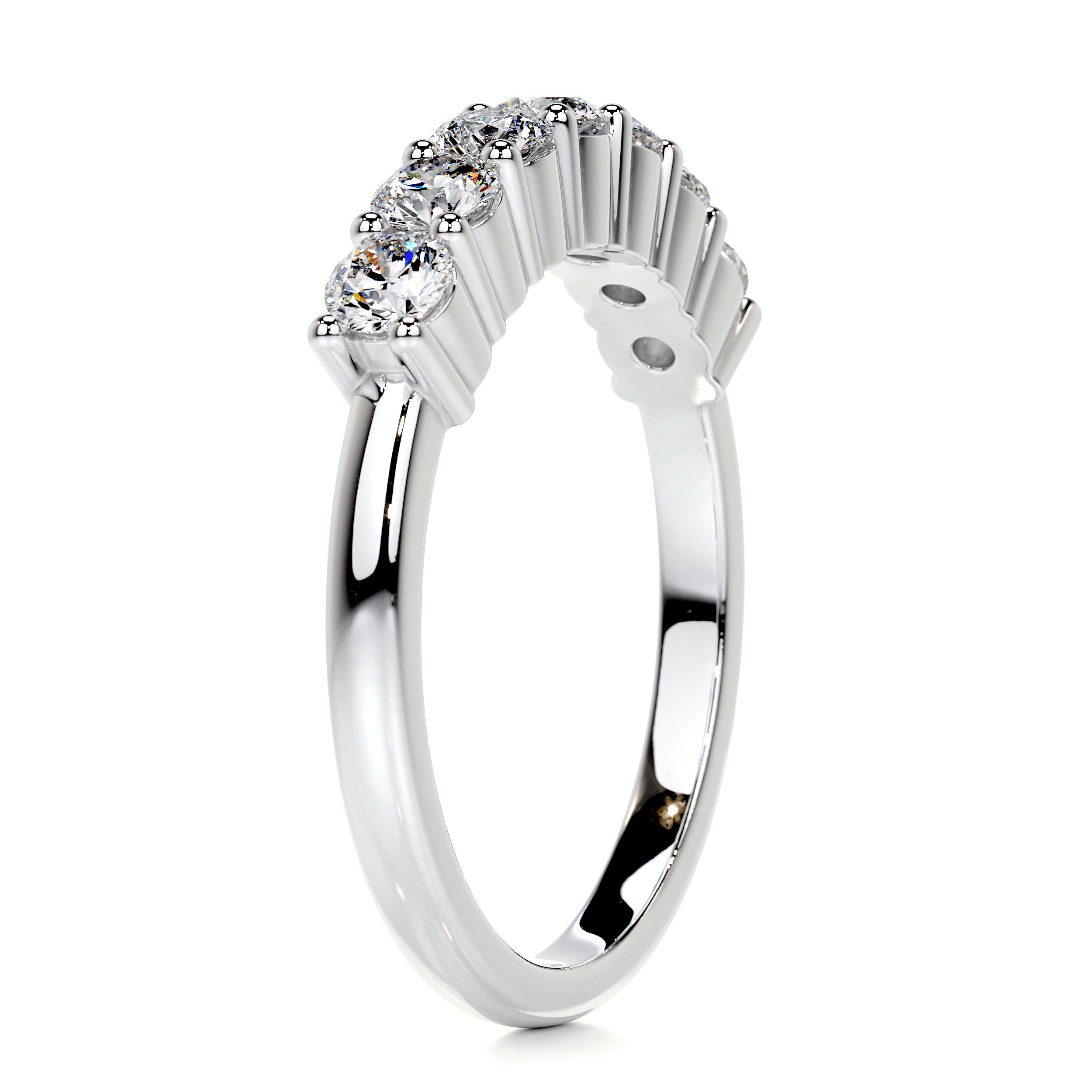 Catherine Diamond Wedding Ring (0.75 Carat) -14K White Gold