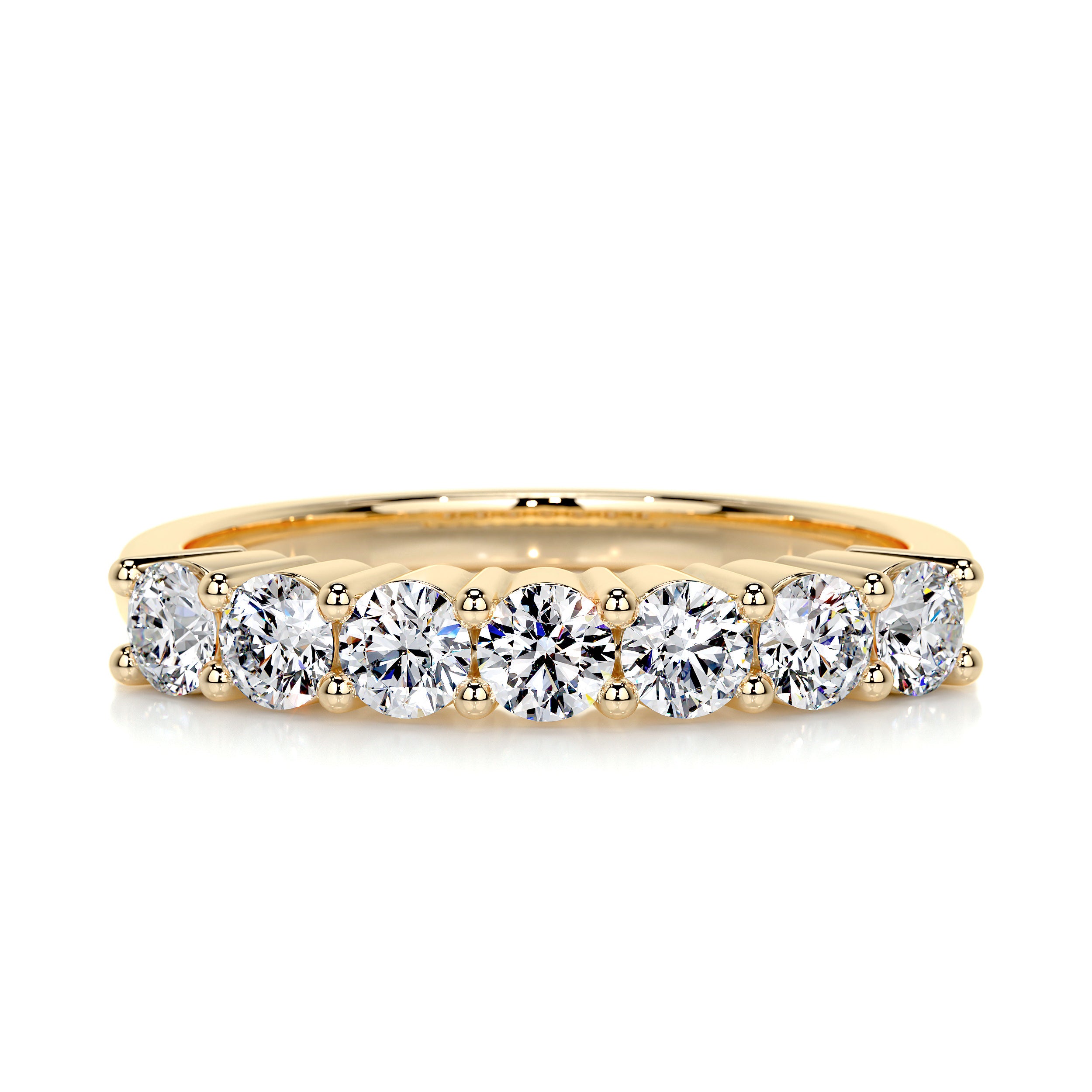 Catherine Diamond Wedding Ring (0.75 Carat) -18K Yellow Gold