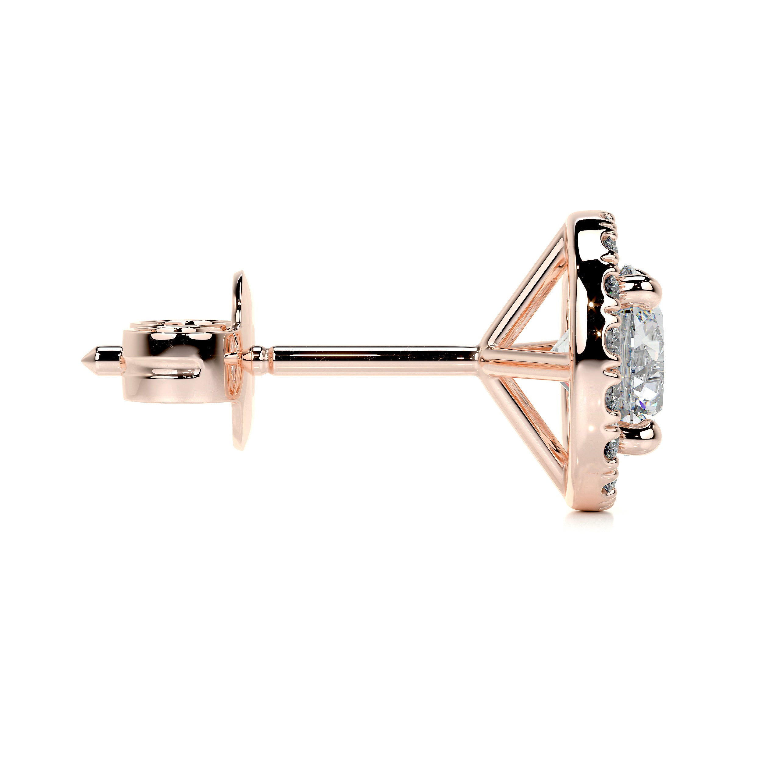 Erica Diamond Earrings -14K Rose Gold