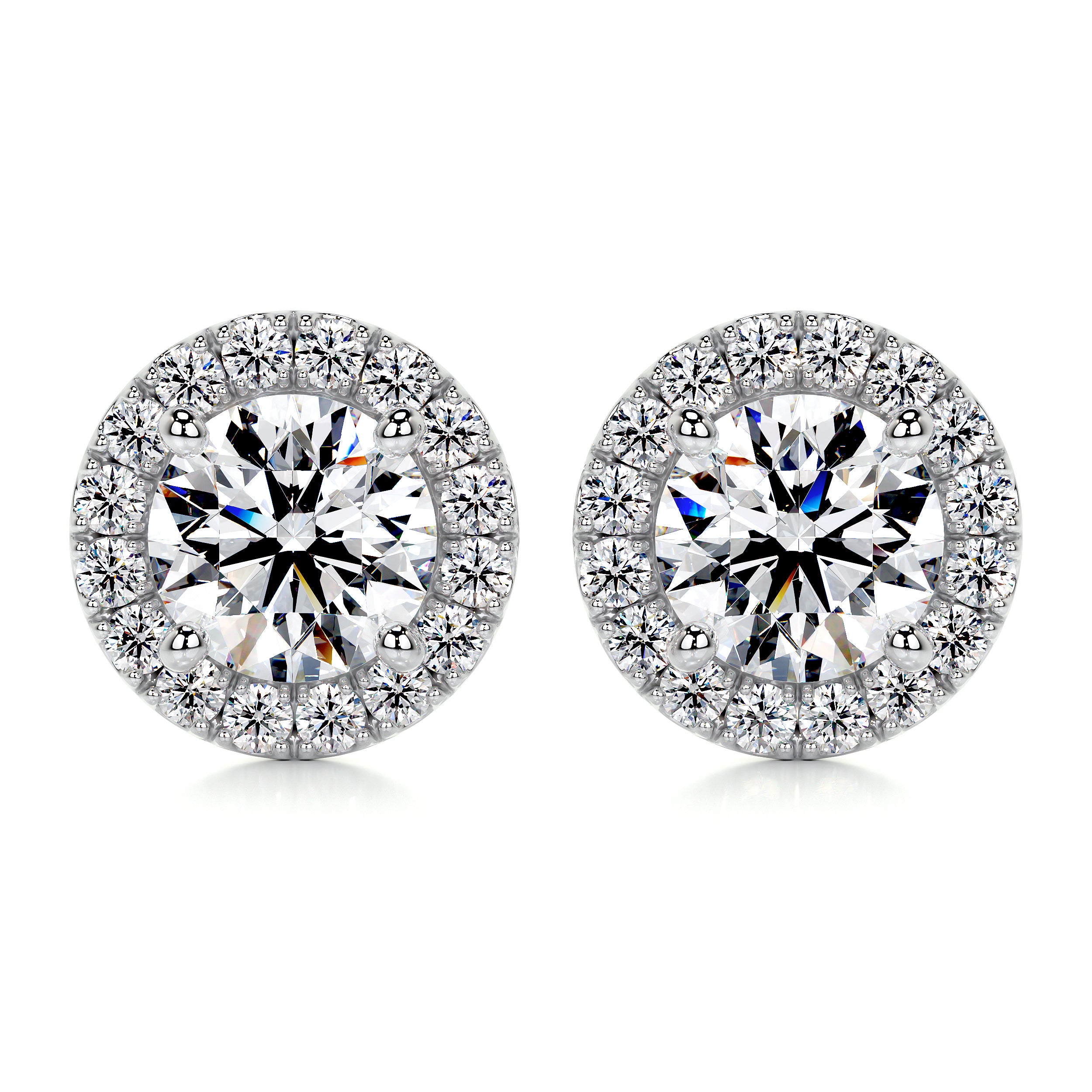 Erica Diamond Earrings -18K White Gold