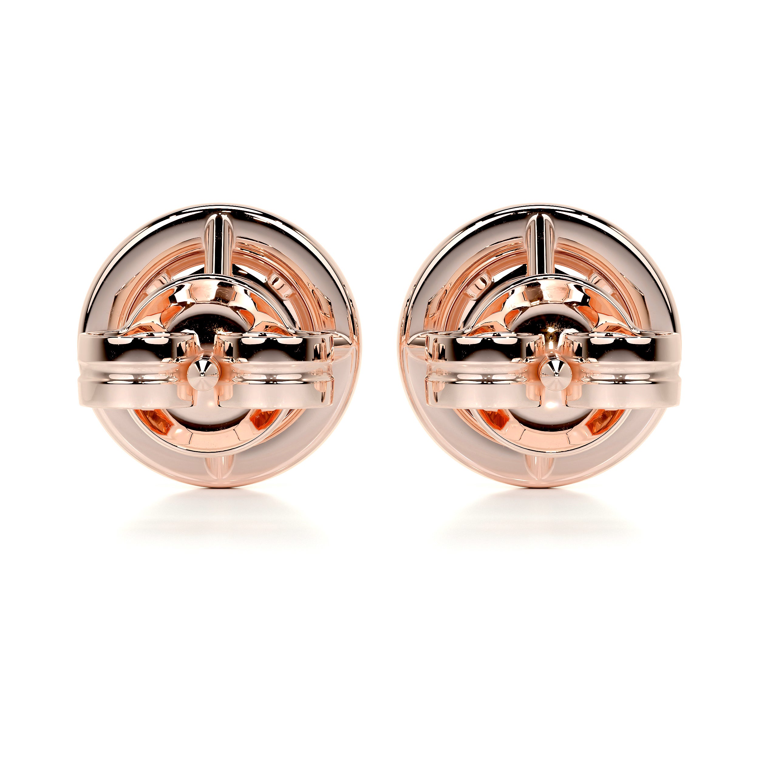 Erica Gemstones & Diamonds Earrings (2.30 Carat) - 14K Rose Gold